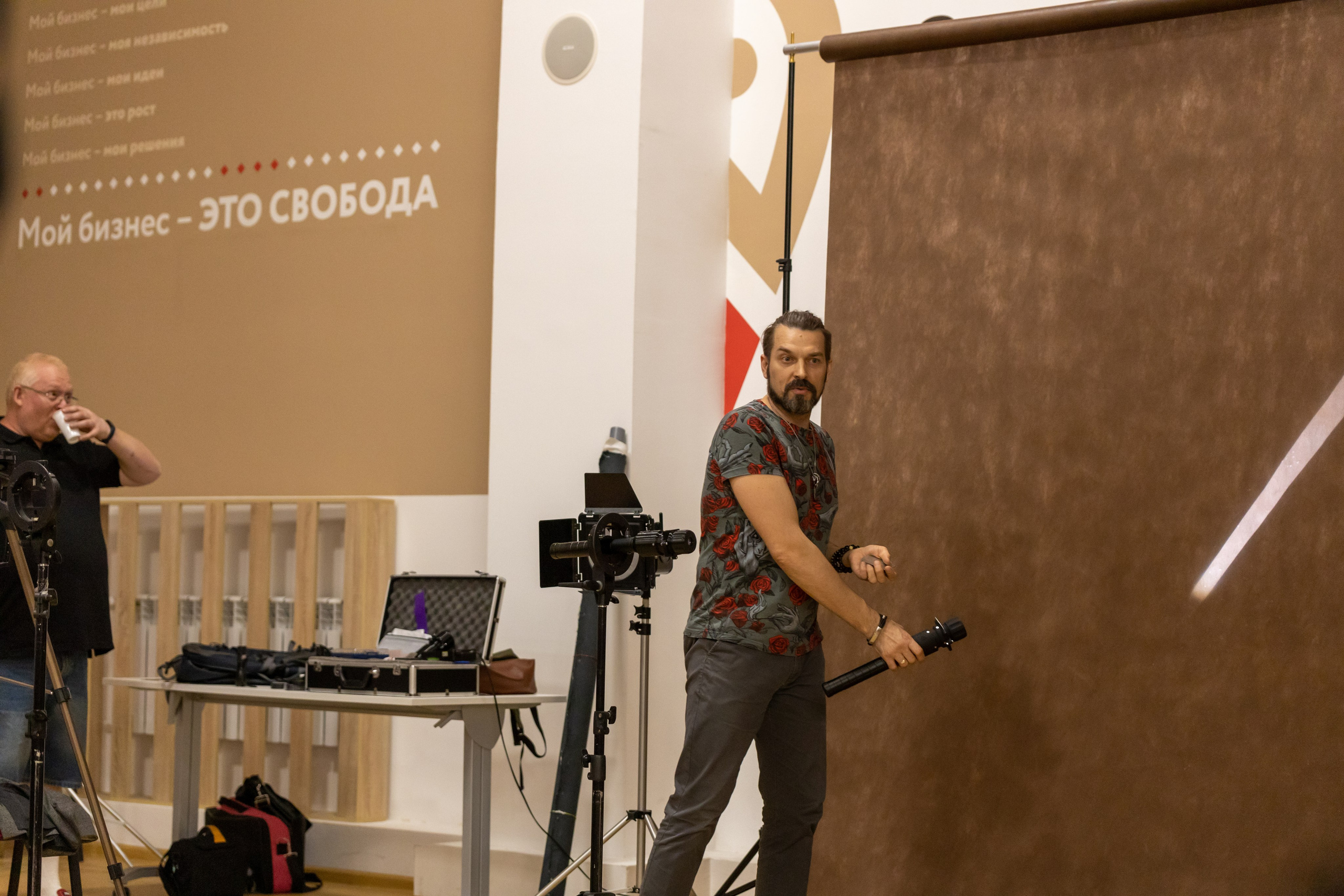 Репортаж для Мой Бизнес — Мастеркласс Павла Ребанда. Фотограф в Туле Крупский АнДРей. Фотостудия «КАДР71» в Туле