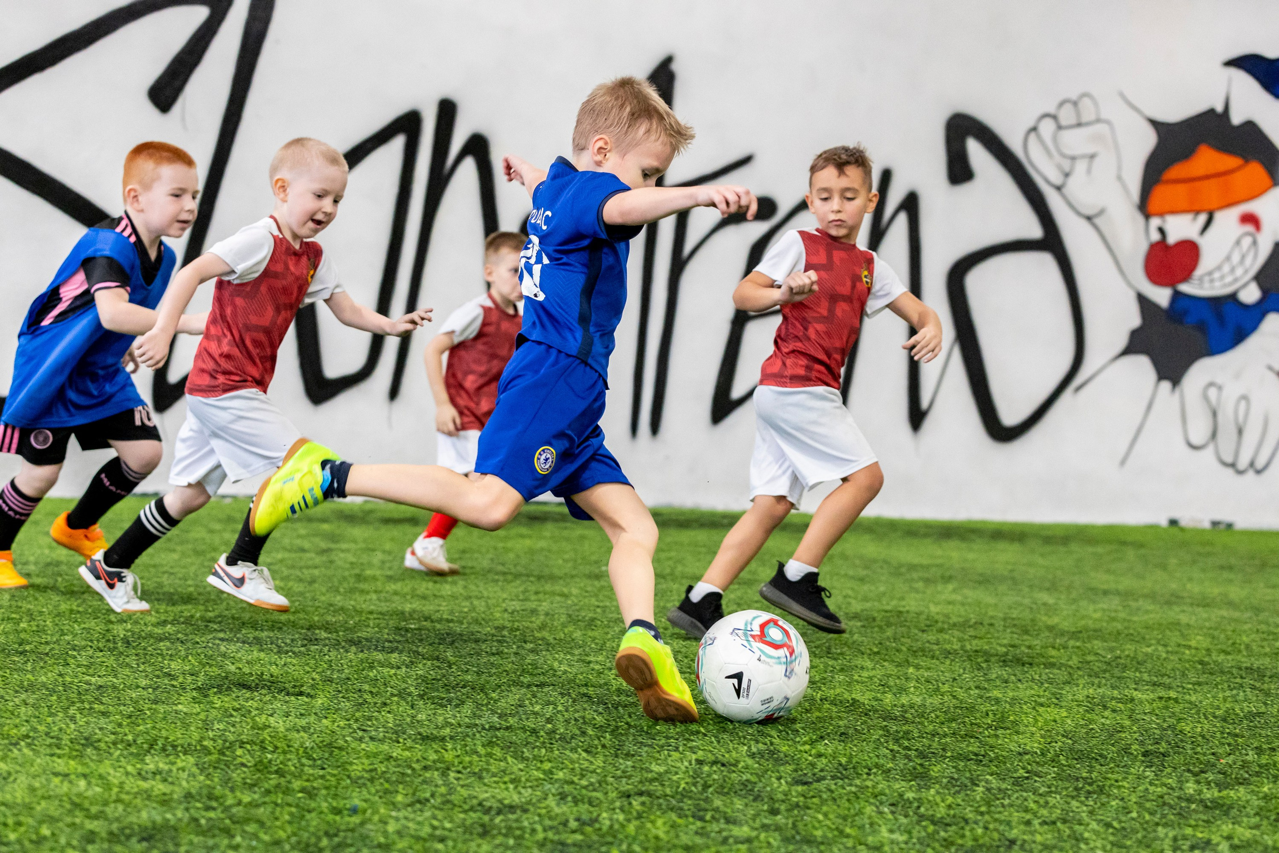 Детский футбол. Спортивный и репортажный фотограф в Екатеринбурге Пустовая Аделя