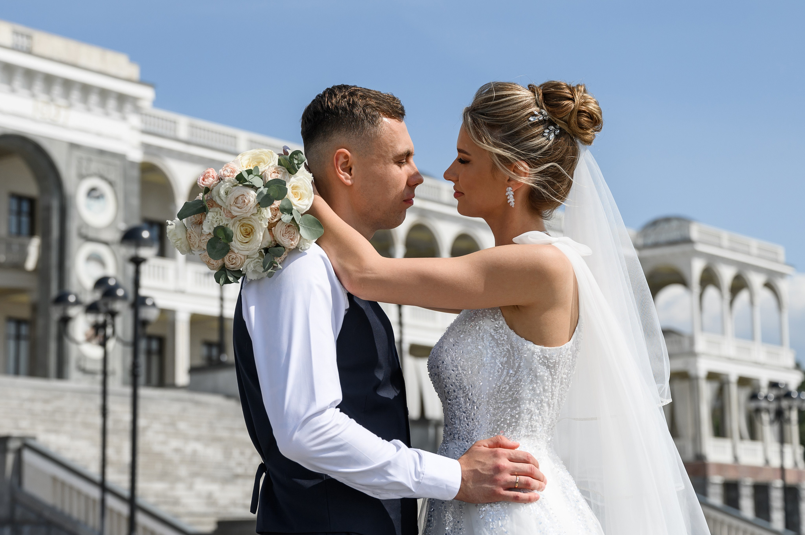 Свадебная фотосессия Северный речной вокзал. Свадебный фотограф Москва Юрий Кульман