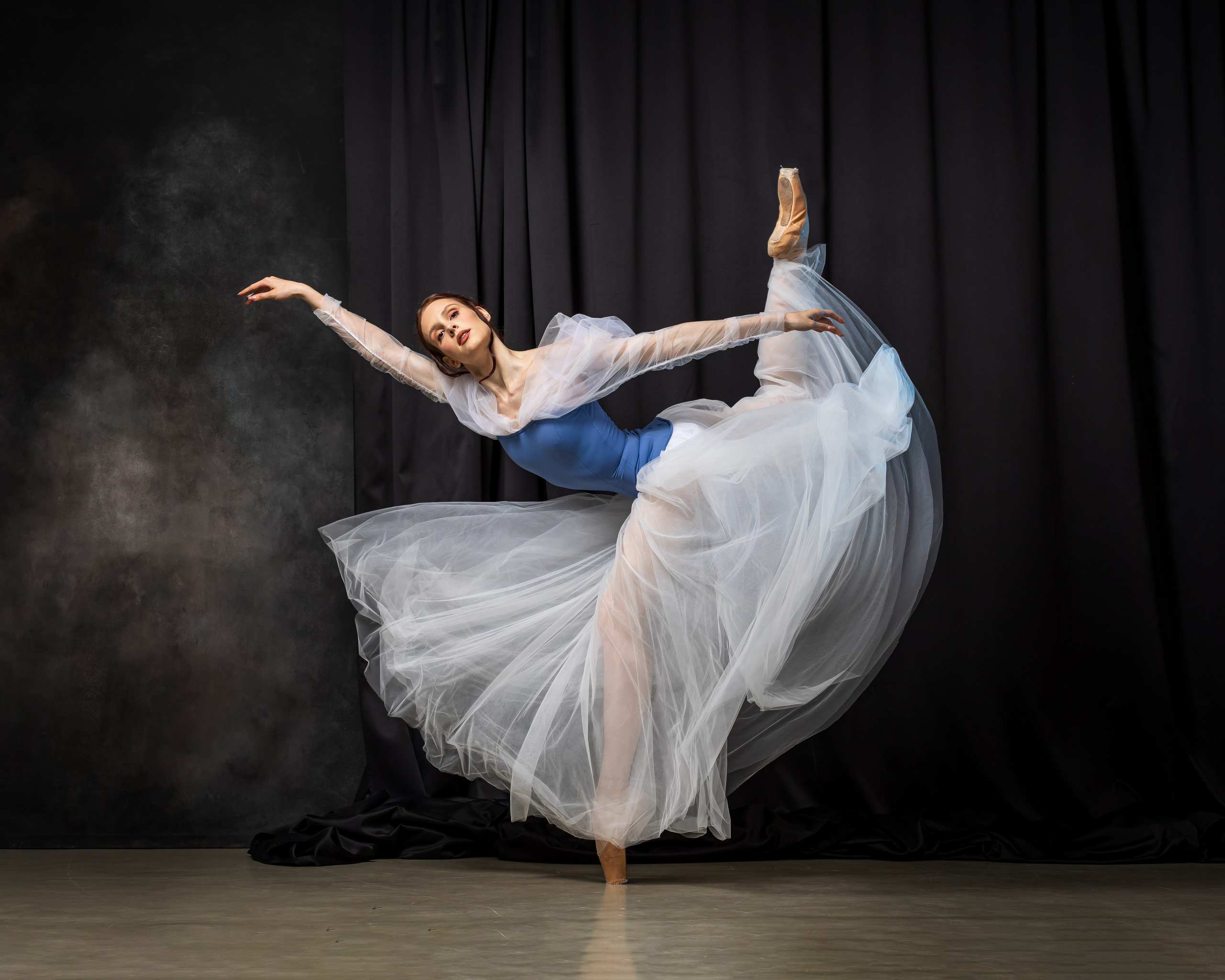 Балетная съёмка на белой циклораме и фонах. Балетный фотограф Алина Ханько — Душа Балета