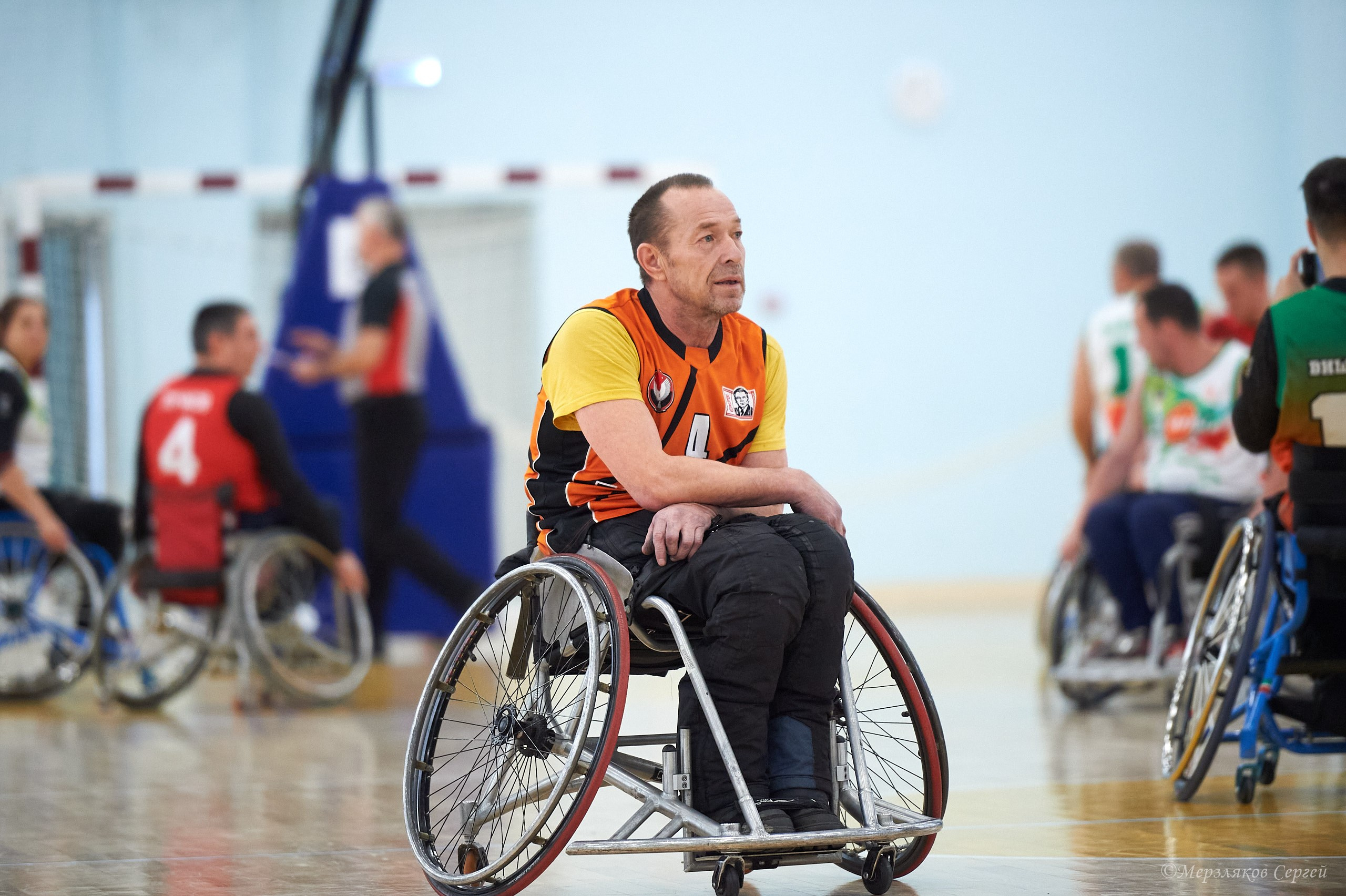 X традиционный Рождественский турнир по баскетболу на колясках. Ижевск. Спортивный репортажный фотограф в Ижевске Сергей Мерзляков