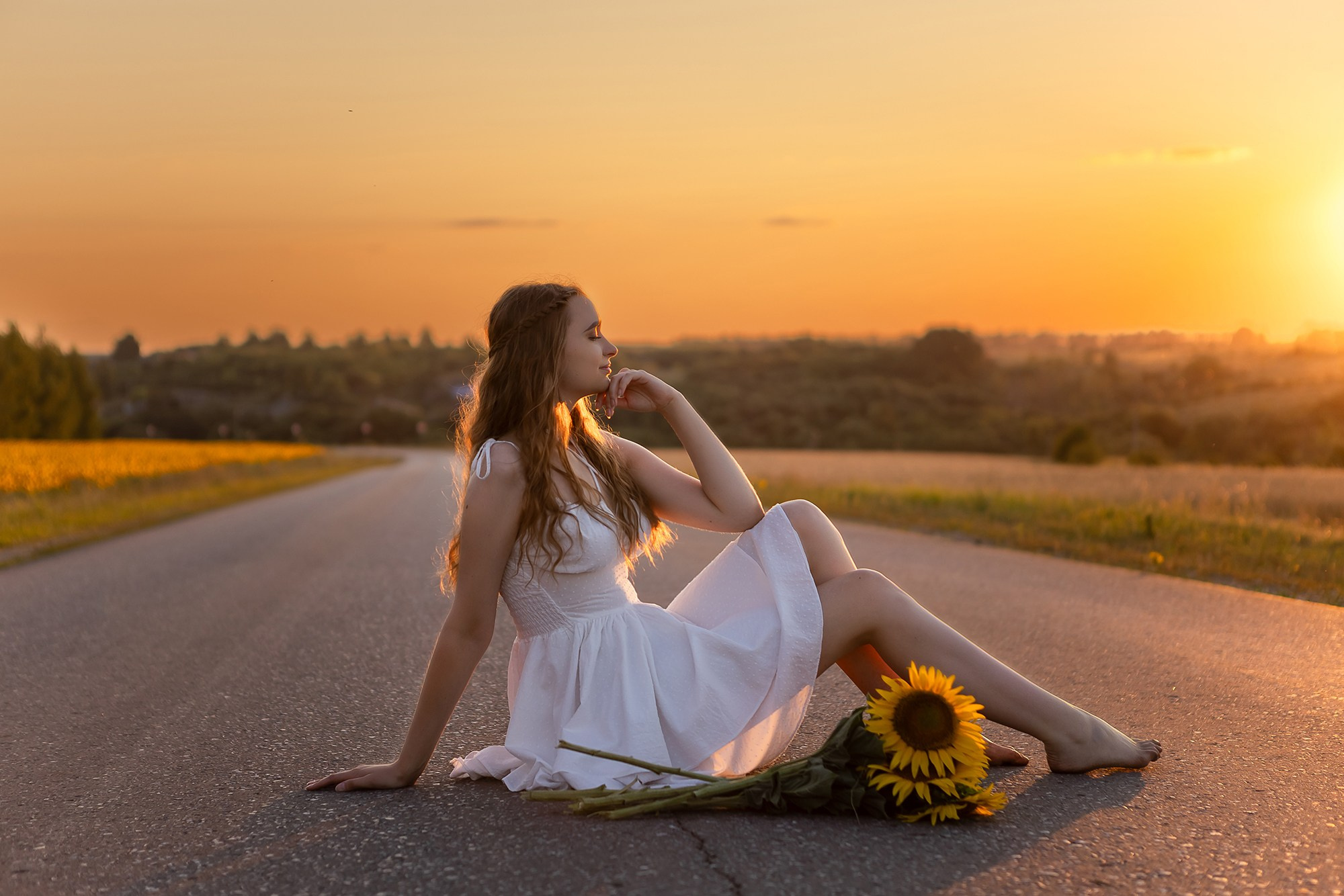 Красивая фотосессия девушки