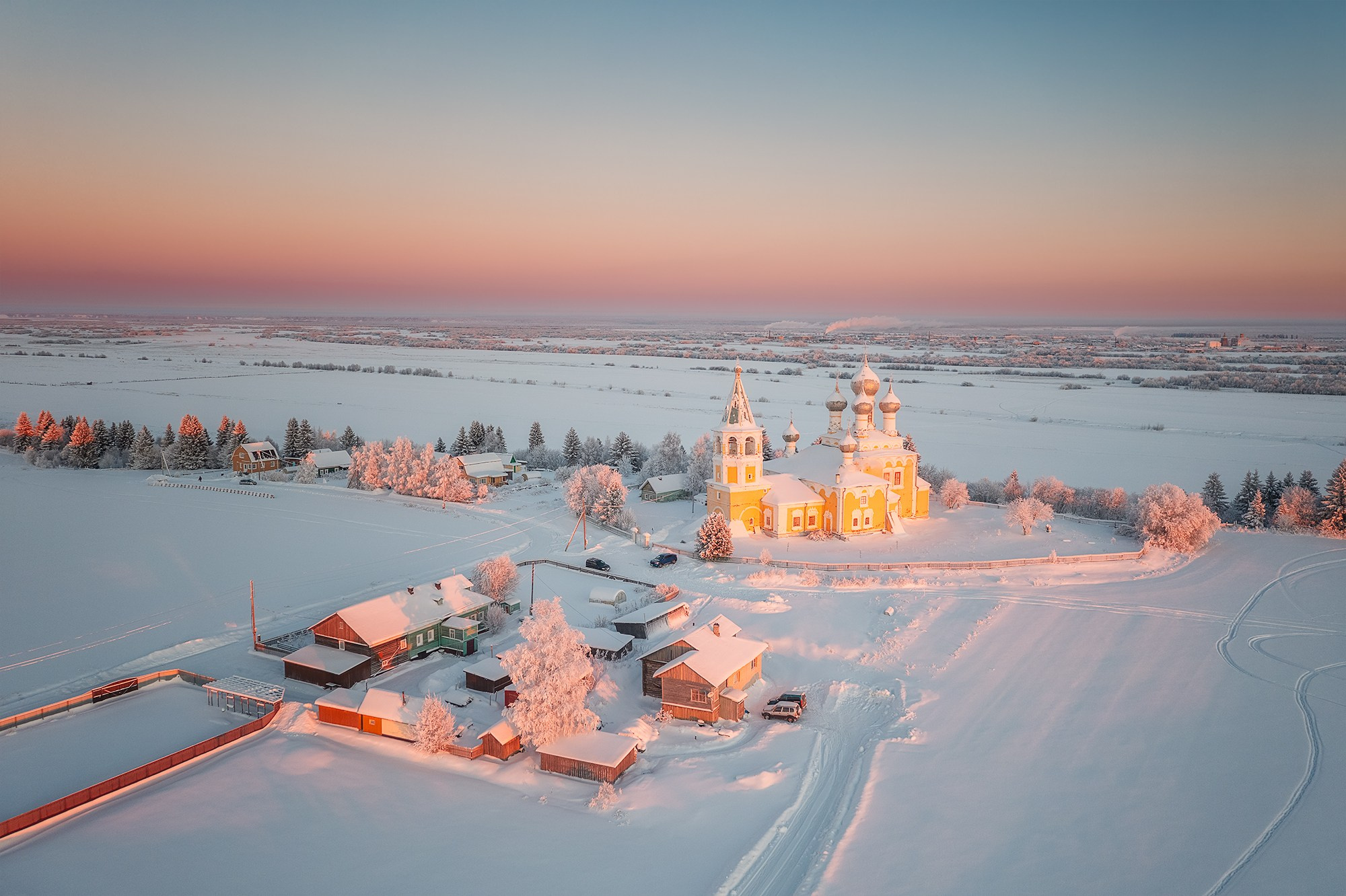 Пейзаж. Аэросъемка в Архангельске, Александр Ермолин