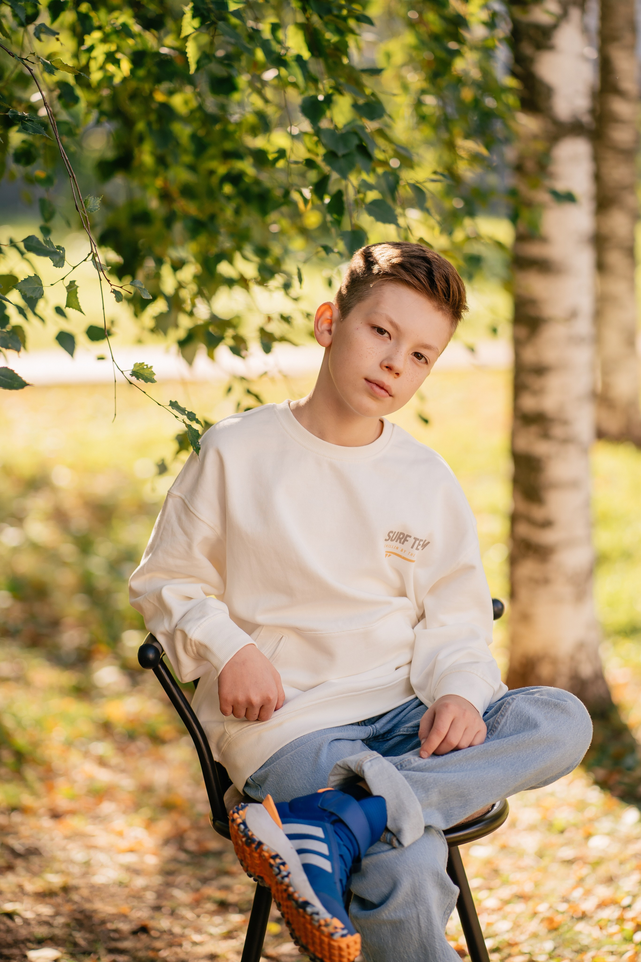 Осенняя фотосессия для школьников. Выпускные альбомы в городе Кирове. Фотограф Екатерина Невская