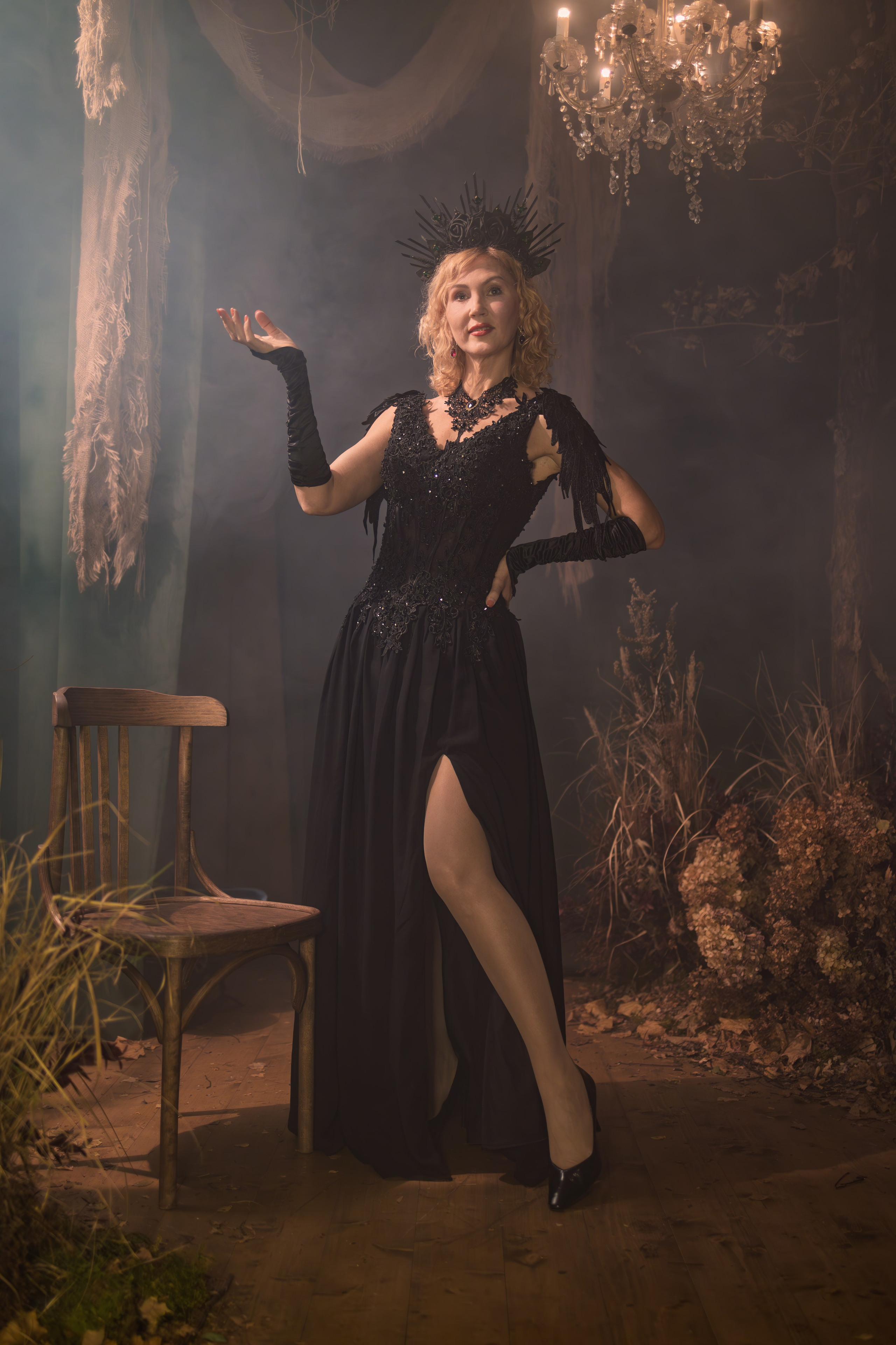 Оксана. Заброшенный театр. Репортажный, семейный и студийный фотограф в Москве Демин Алексей