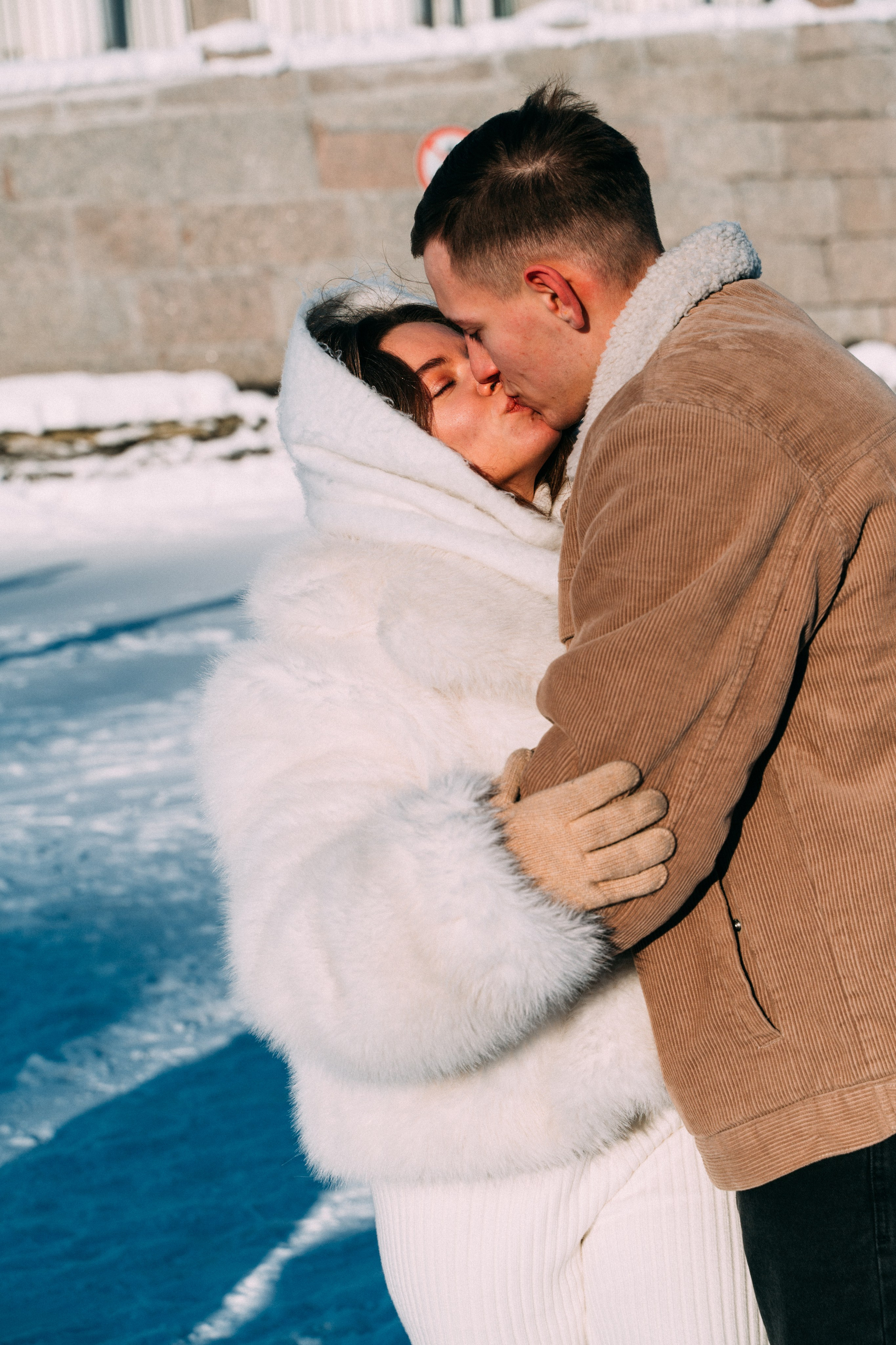 Лавстори на льду по рекам и каналам Санкт-Петербурга