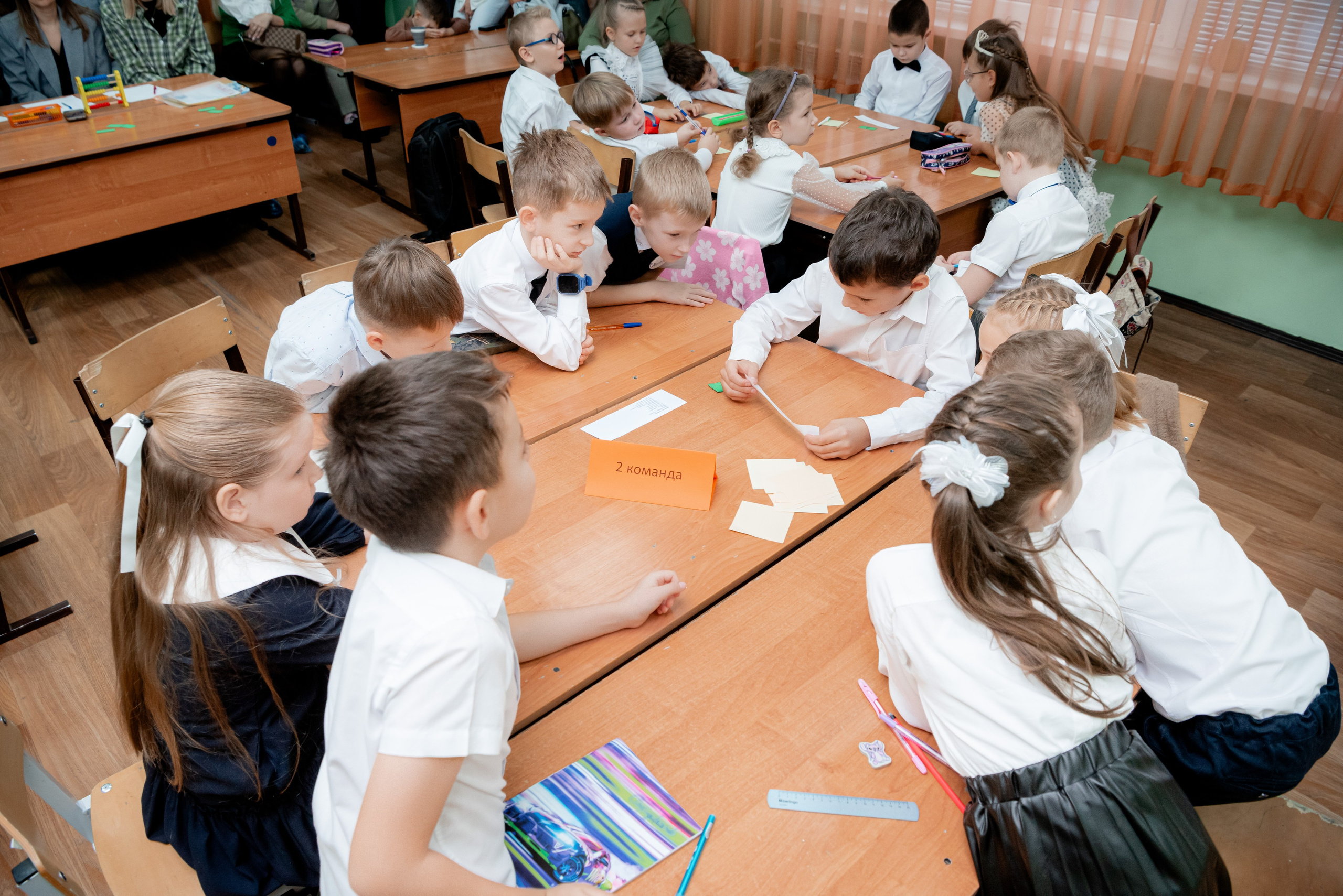 Открытый урок первоклашек в Школе. Фотограф в Волгограде и Волжском Александр Горбань