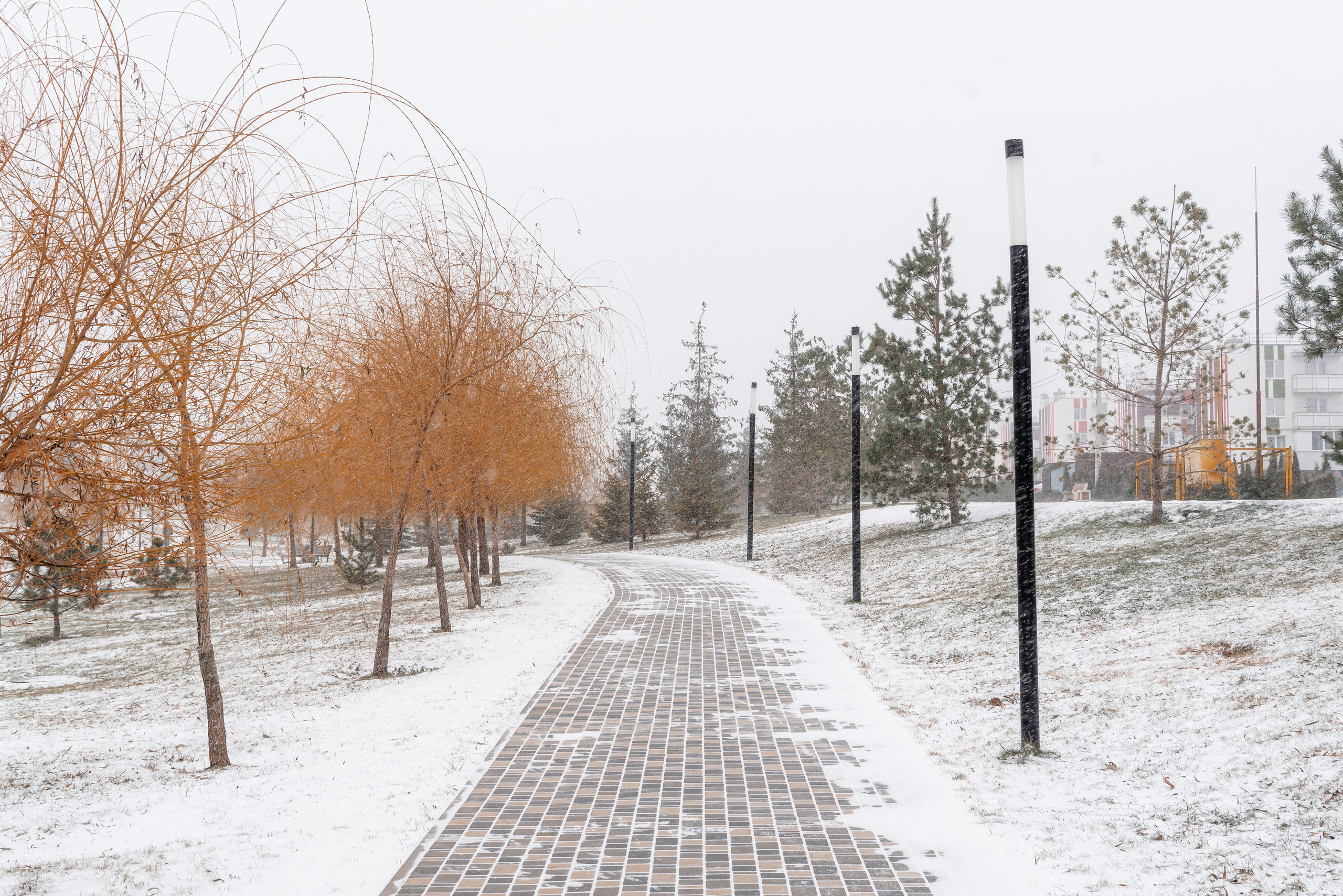Зимняя съёмка улиц Родниковой Долины. Фотограф в Волгограде и Волжском Александр Горбань