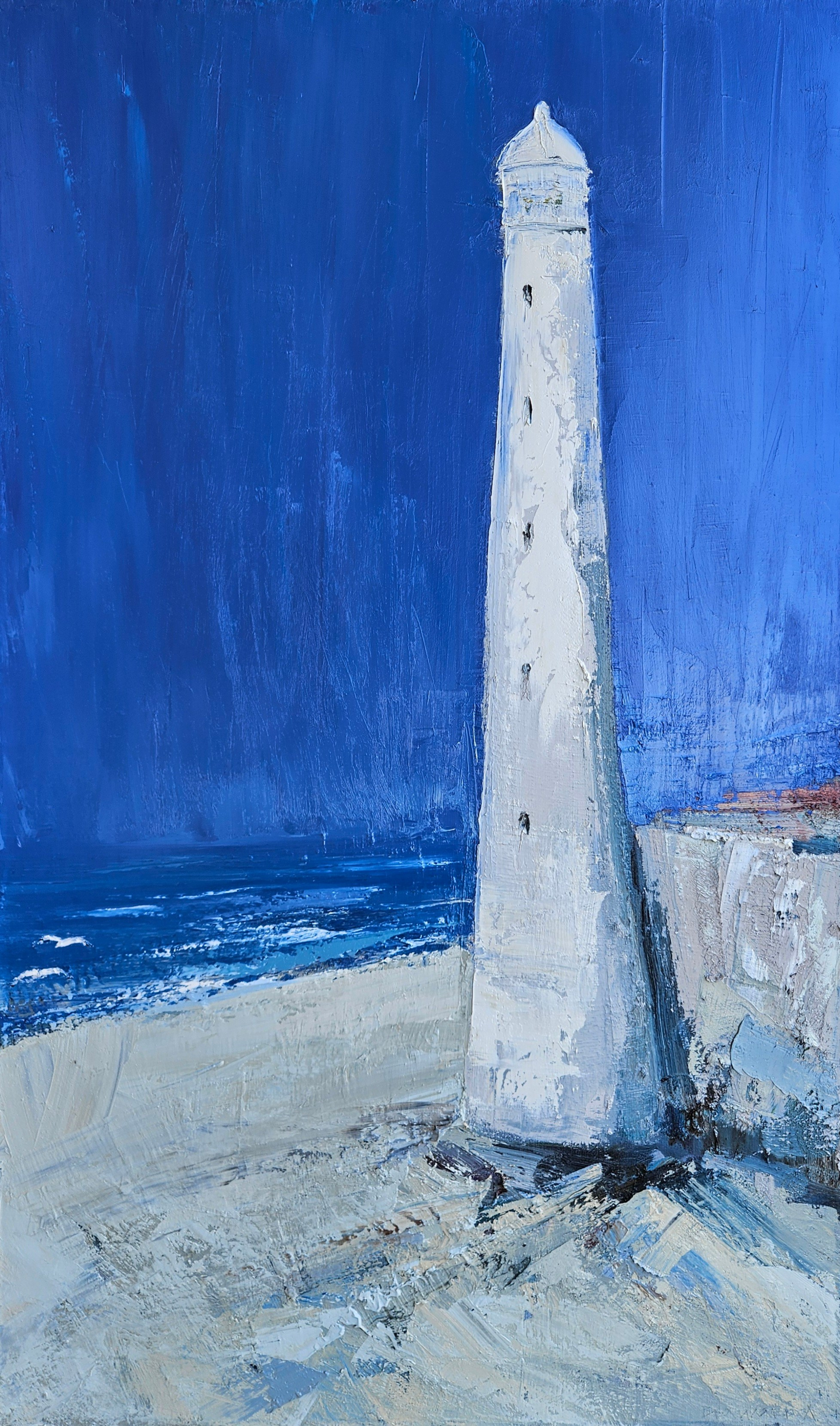 "Маяк". 2026. Холст, масло. 100х60. Цена: 50000₽