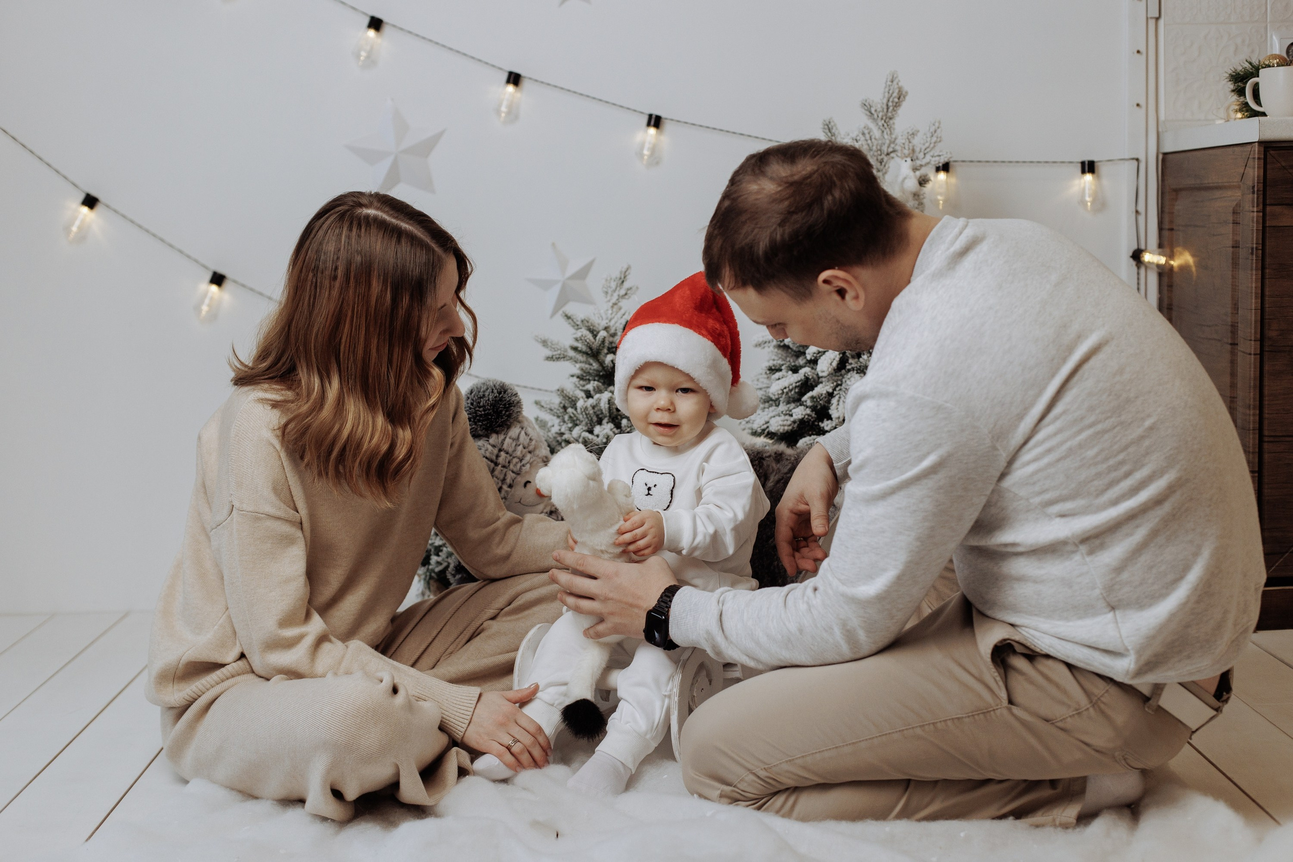 Семейная фотосессия «студия». Свадебный фотограф