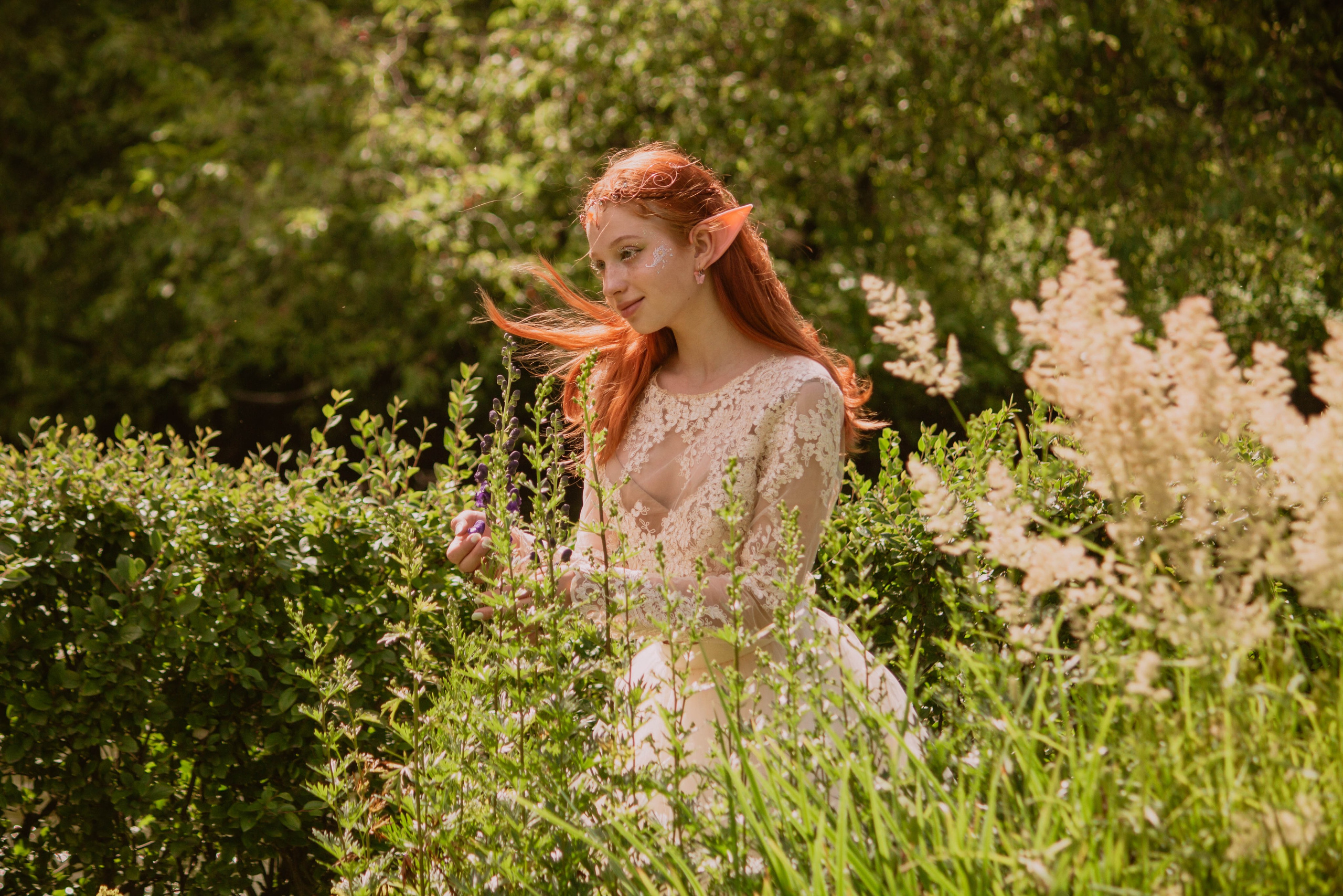 В саду. Создадим шедевр? Виталина и её фотоискусство