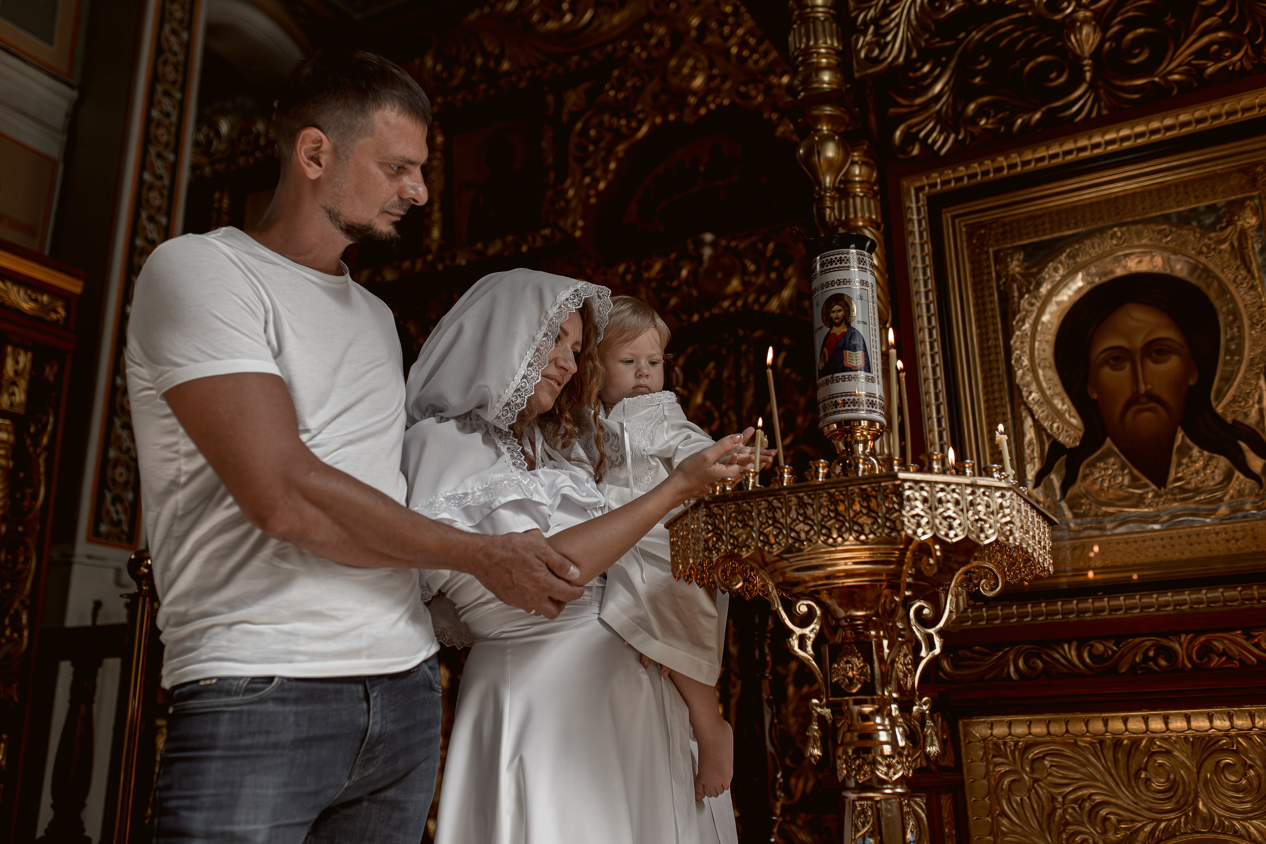 Крещение в Никольском соборе. Фотограф на Крещение и Венчание в Ташкенте