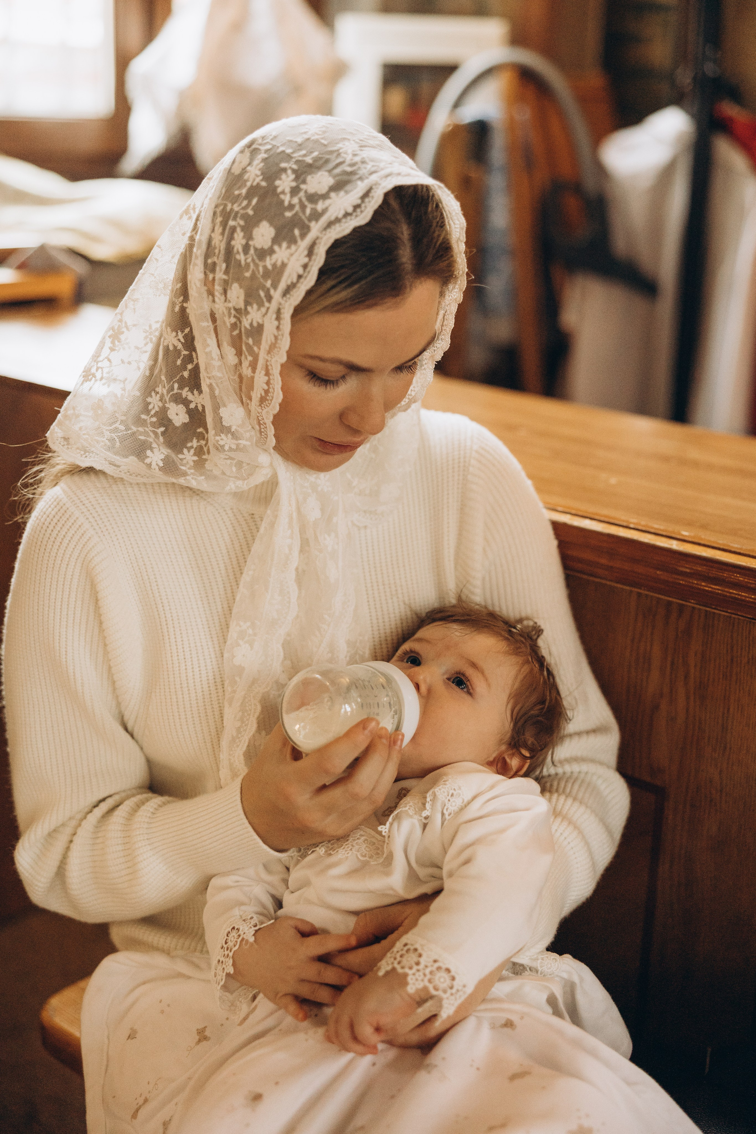 Крещение Дианы. Семейный фотограф в Москве Виктория Ястребинская