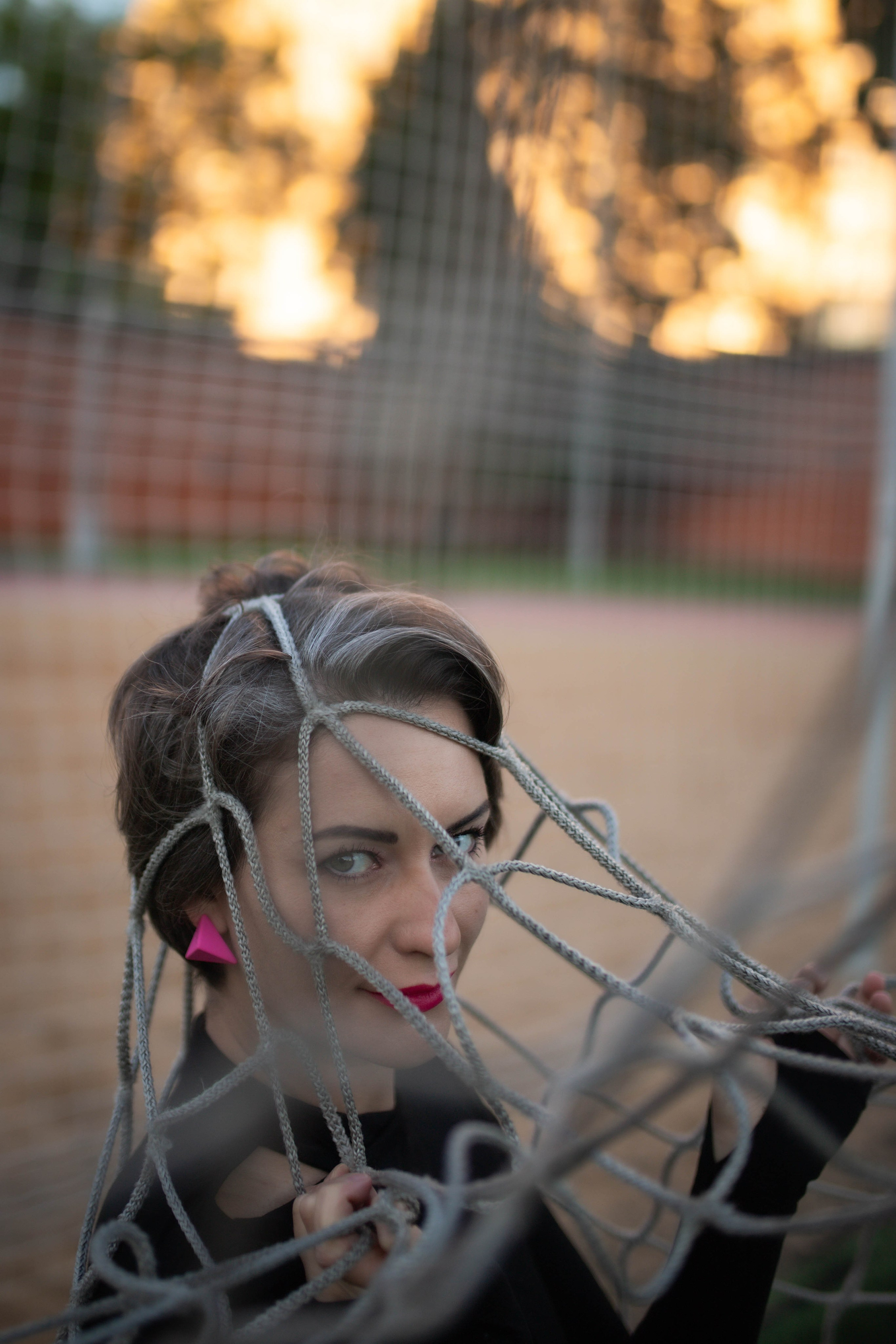 Рассвет на стадионе с Ольгой. Александра Мельниченко/ Бегающий фотограф