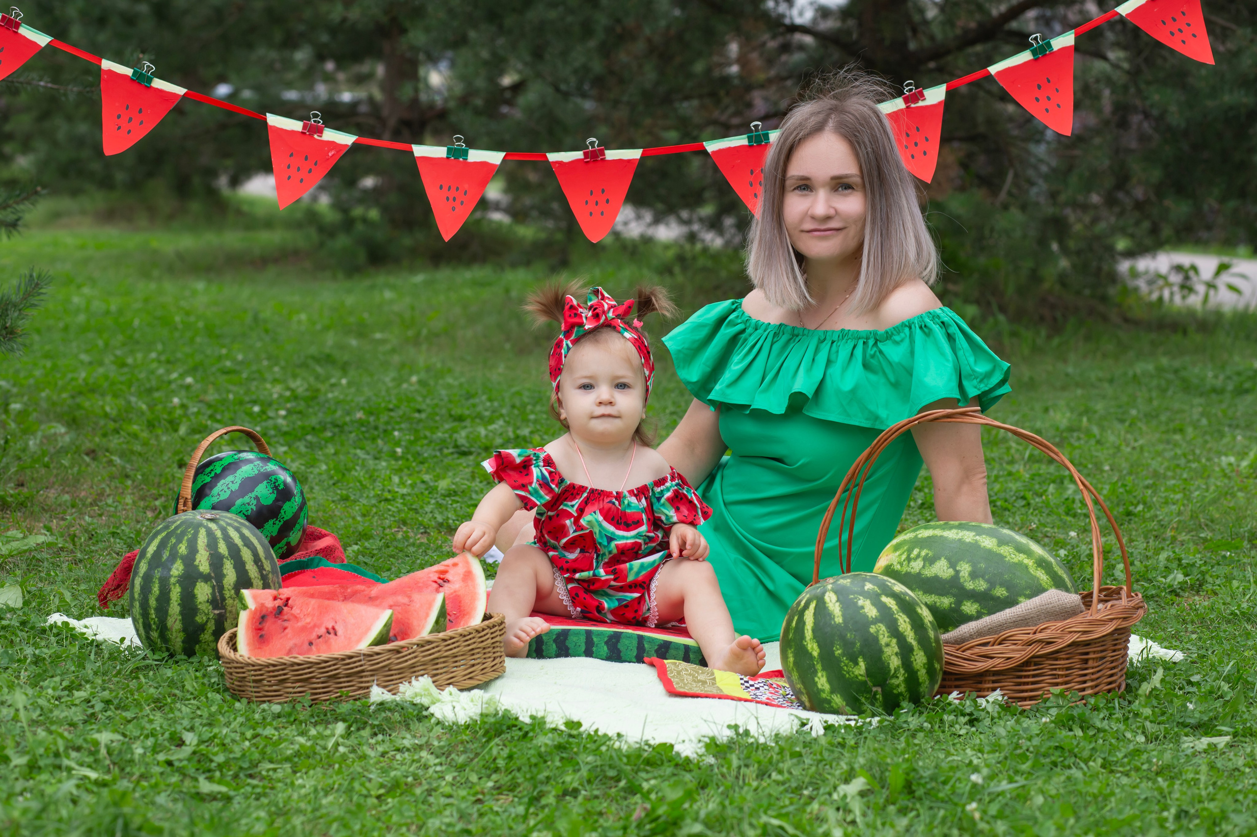 Арбузный фотодень в Жк Красногорский. Семейный и детский фотограф в Москве и МО — Александра