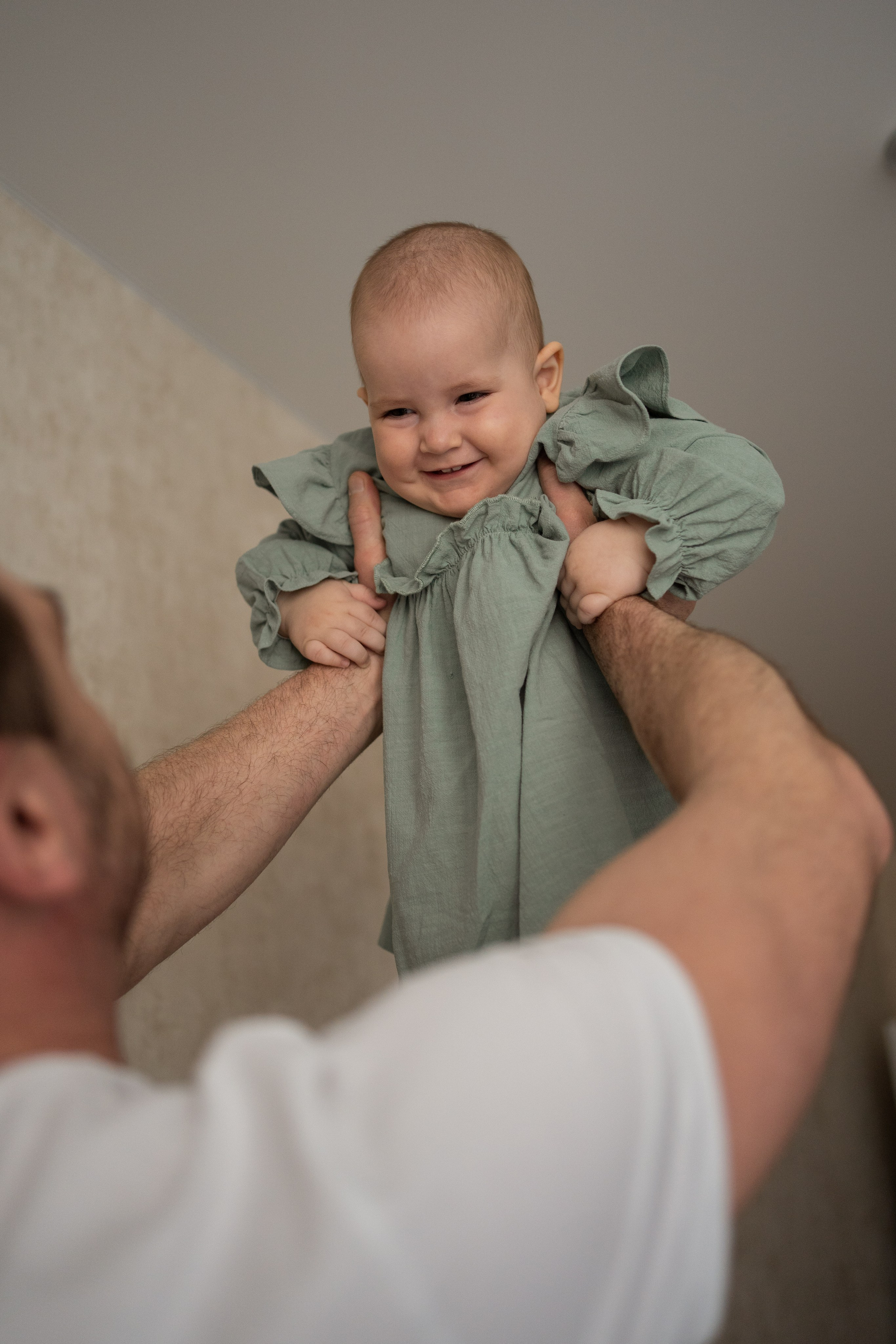 Домашняя фотосессия. Годик Еве. Фотограф грудного вскармливания в Москве Екатерина