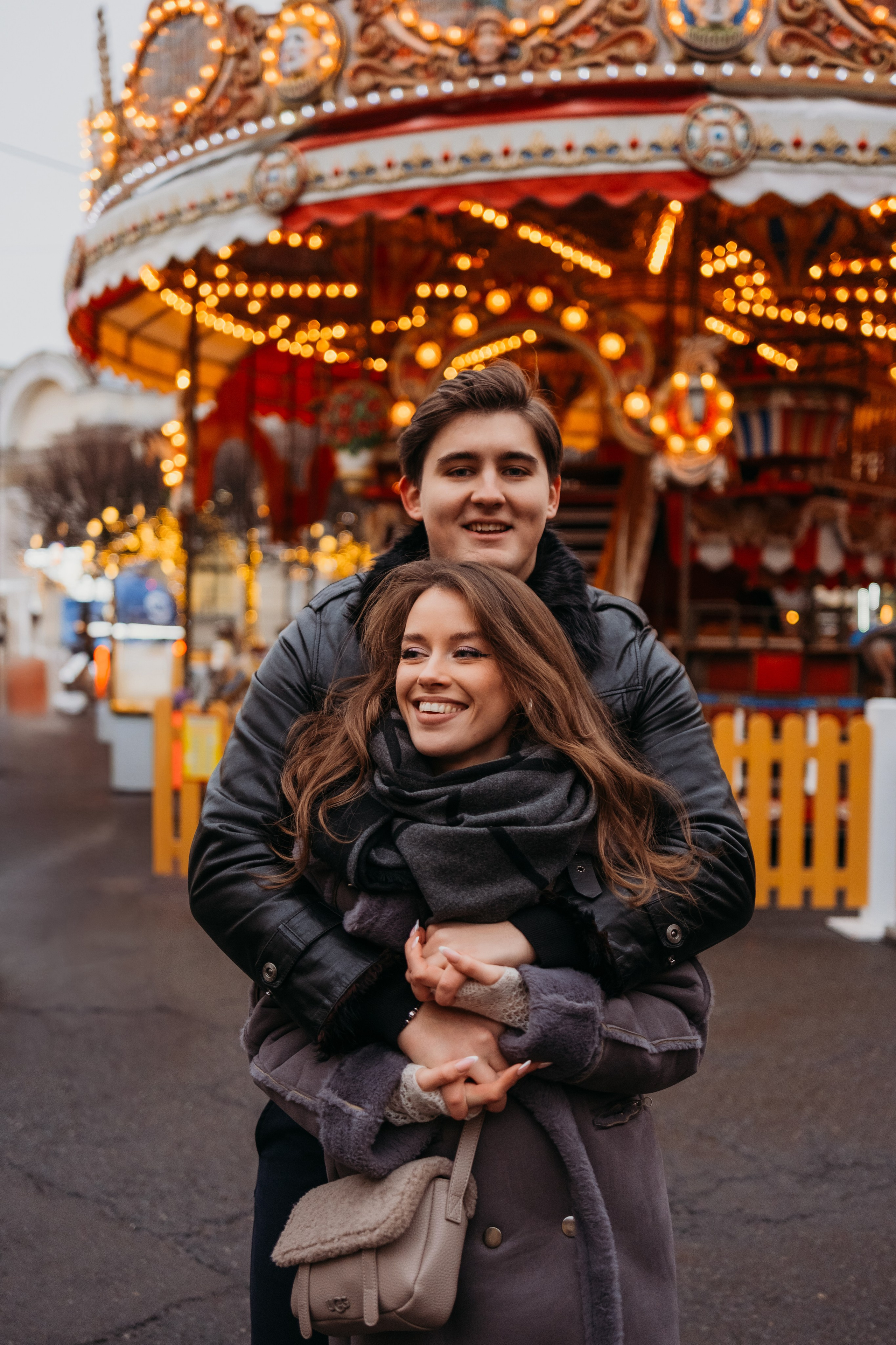 Аня и Даня: новогодняя прогулка. Семейный и детский фотограф в Санкт-Петербурге