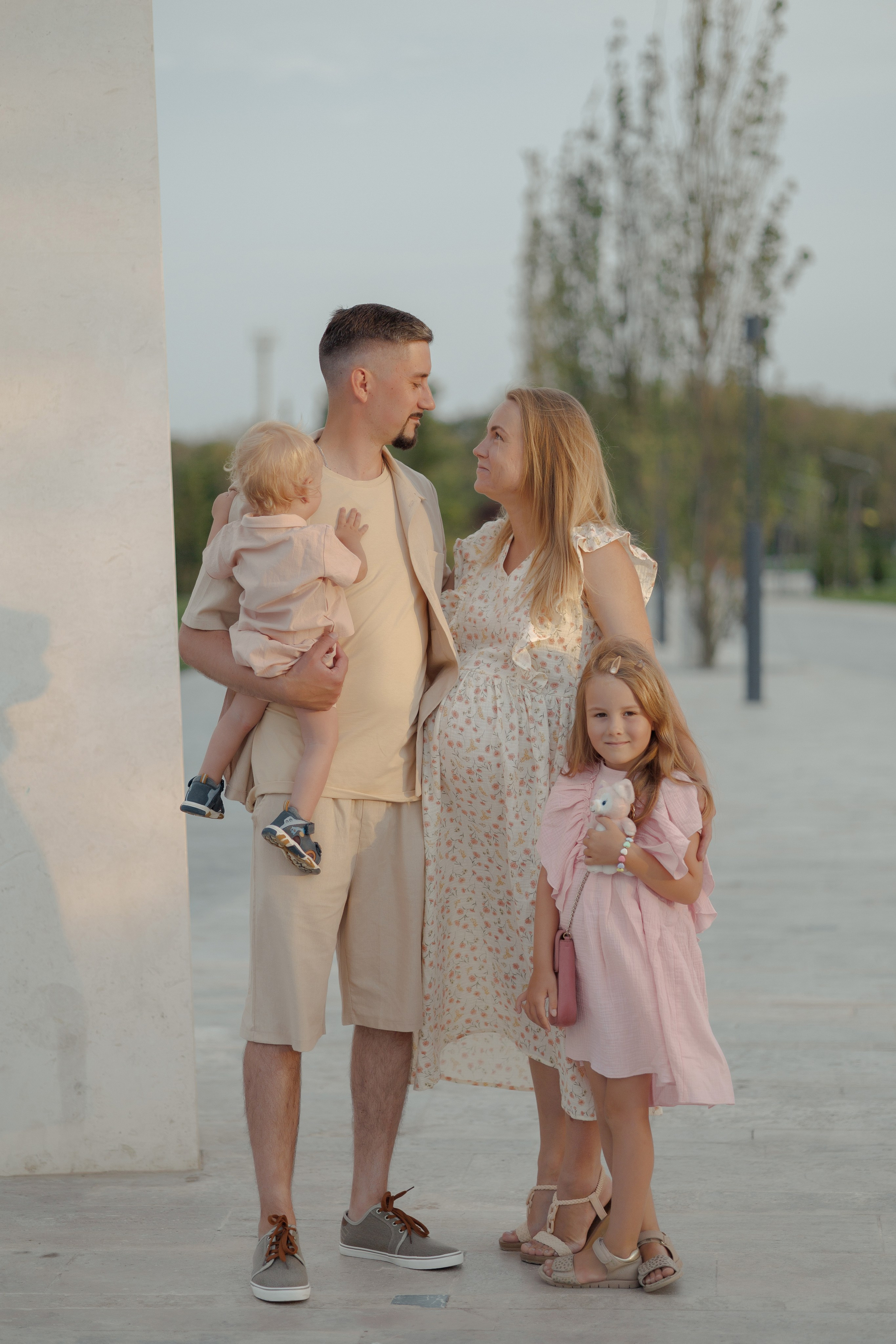 Семейная прогулка в парке Молодежный. Семейный и портретный фотограф в Геленджике Любовь Бодрова