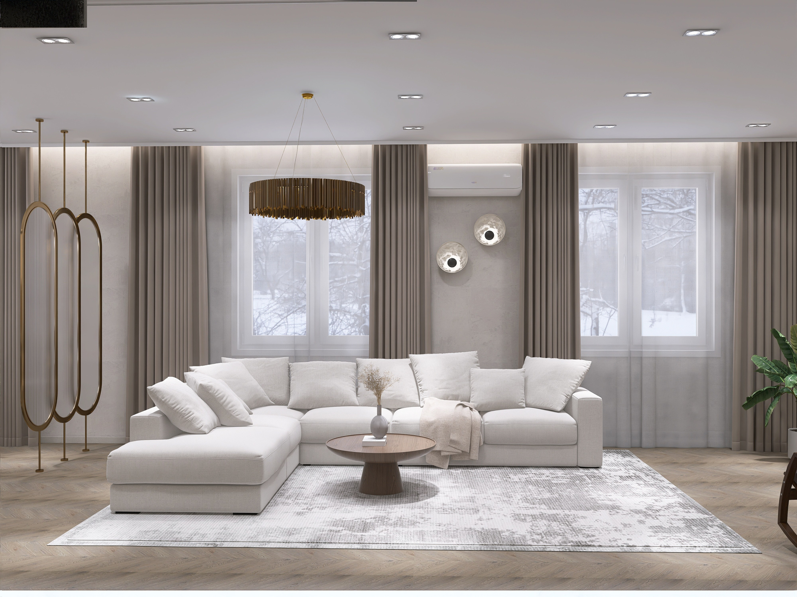 КП Русское поле. Площадь 60 кв. м. Дизайнер интерьера в Новосибирске_Елена Сергеева