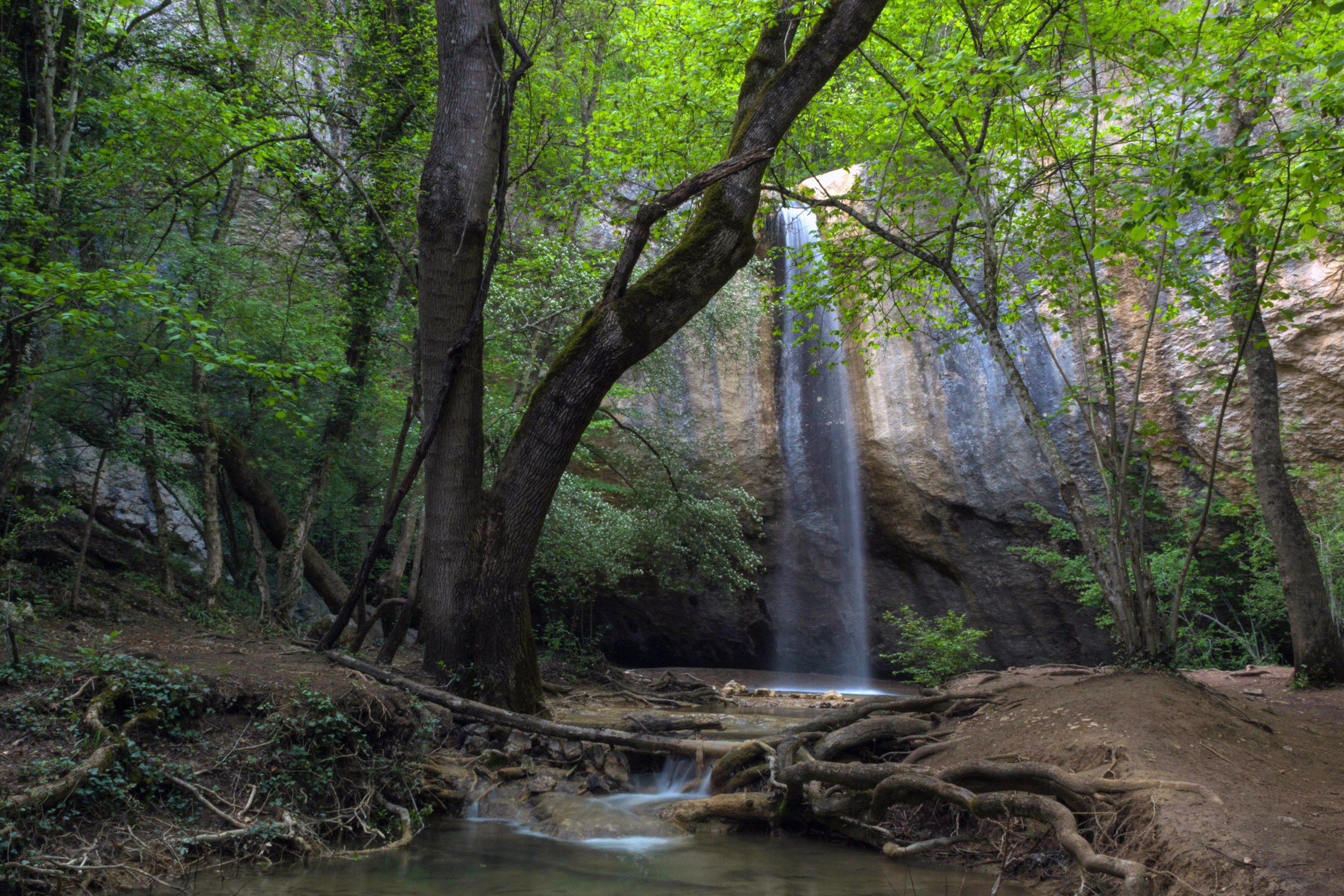 Водопад Козырёк (Кобалар) в Крыму