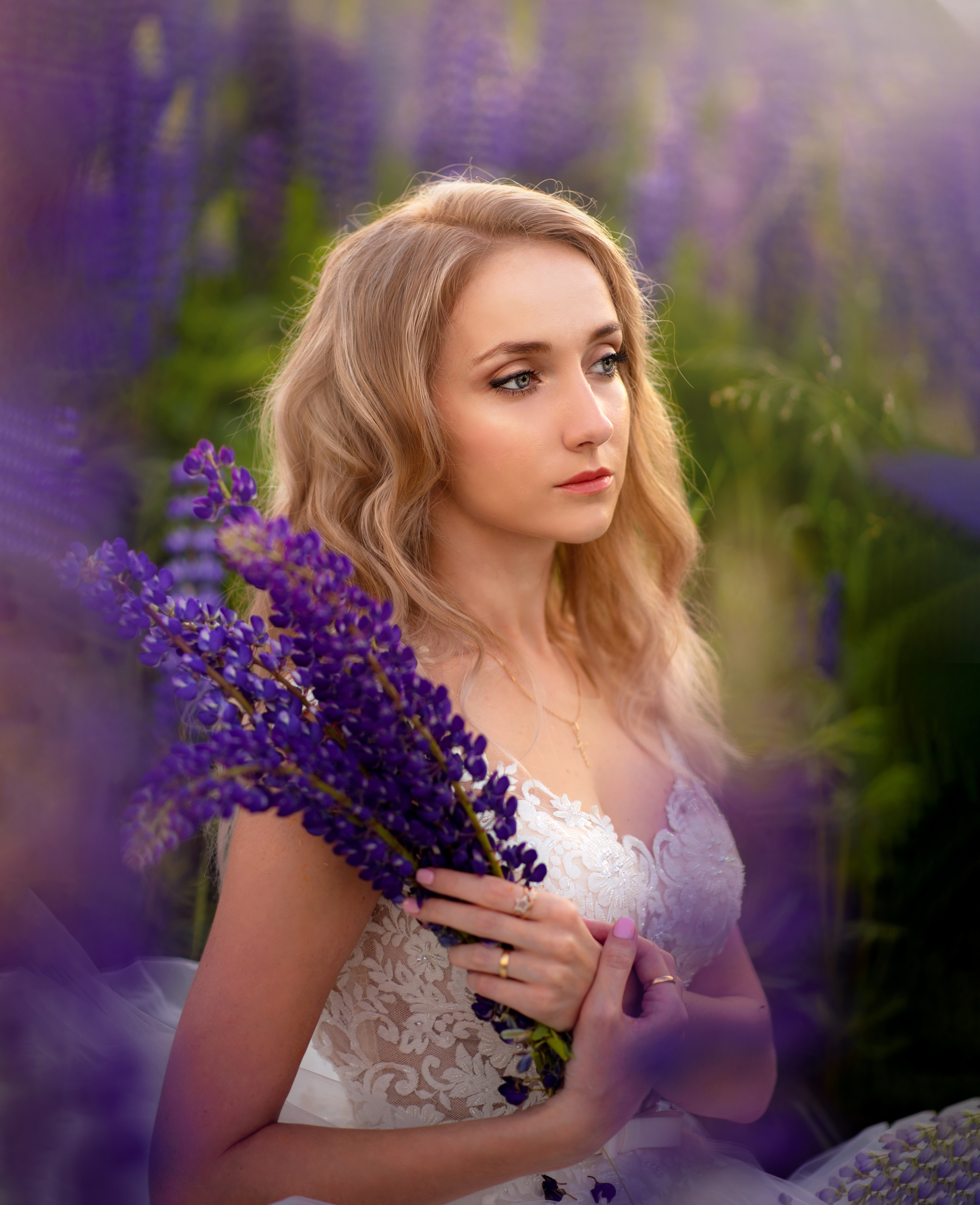 Фотосессия Солнечногорск в люпинах. Семейный и свадебный фотограф Лебедева Елена Москва- Зеленоград