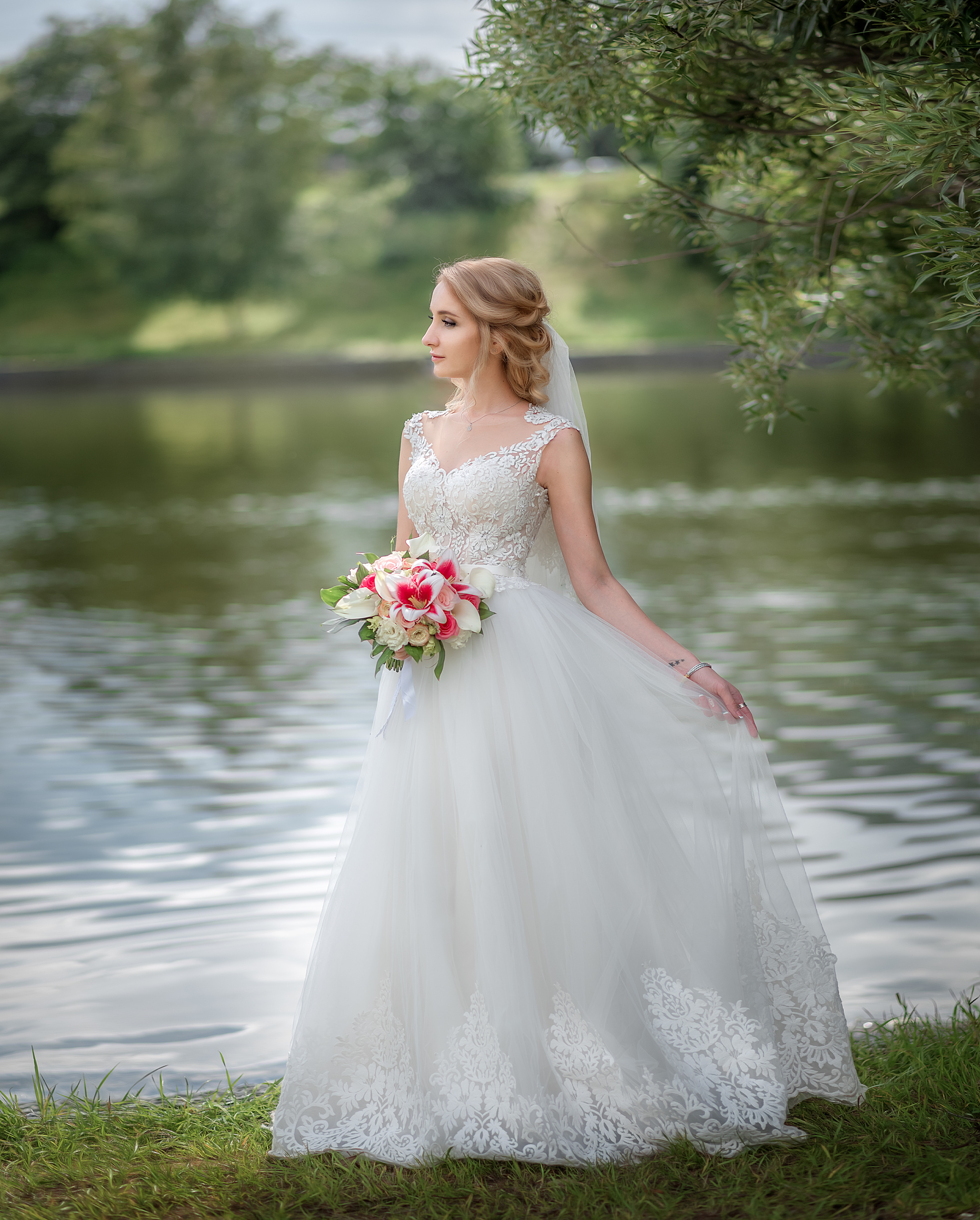 Свадебная съемка, портрет невесты. Семейный и свадебный фотограф Лебедева Елена Москва- Зеленоград