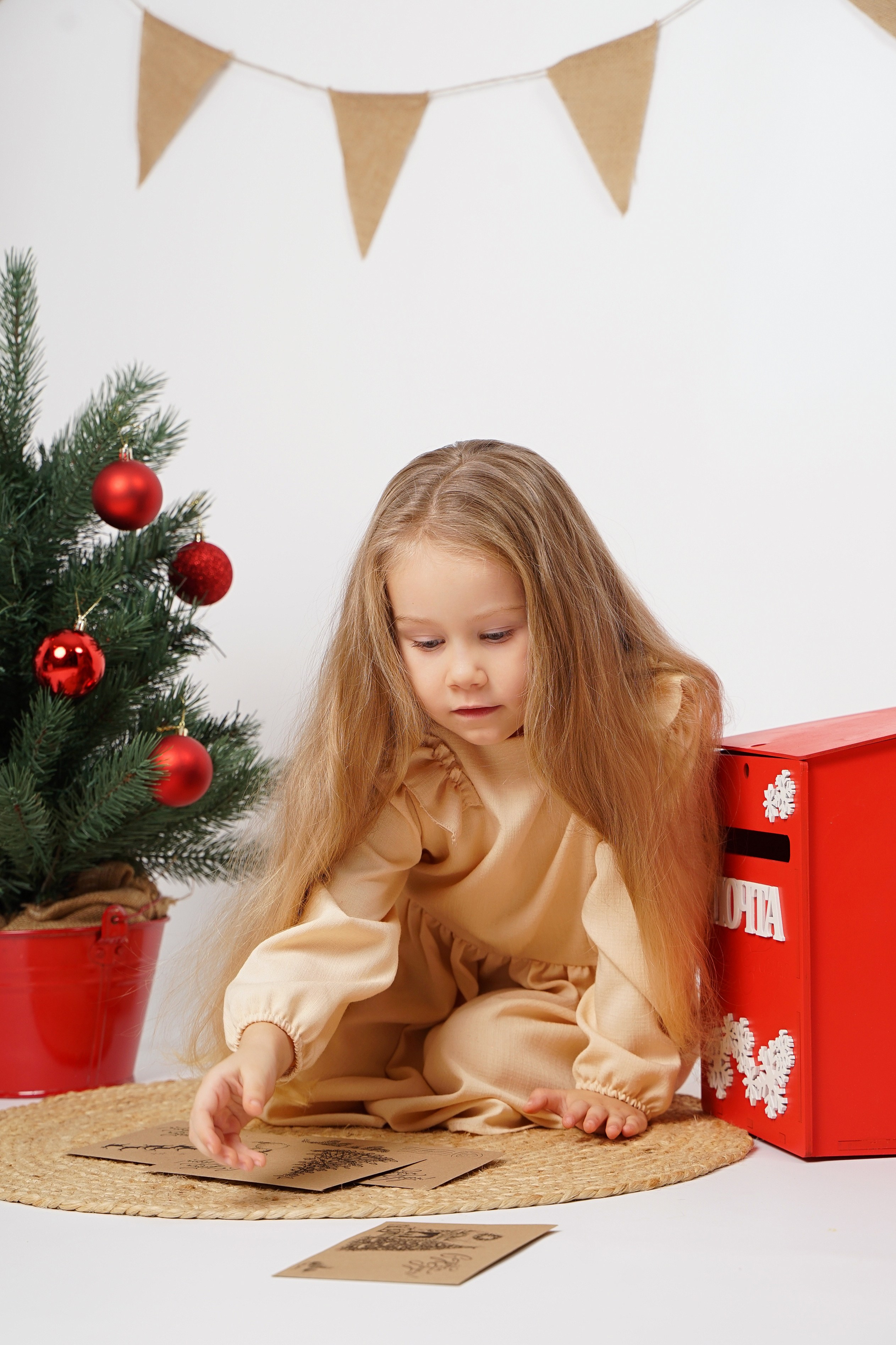 Новогдняя светлая. Студия детской фотографии