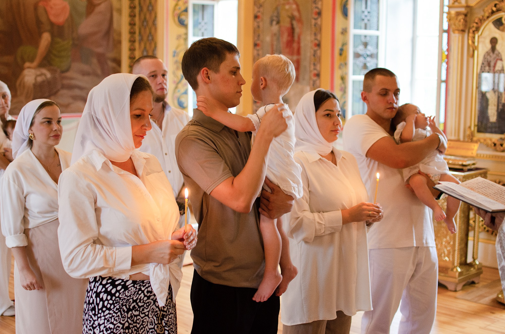 Съёмка крещение. Фотограф Томск Елизавета Фролова