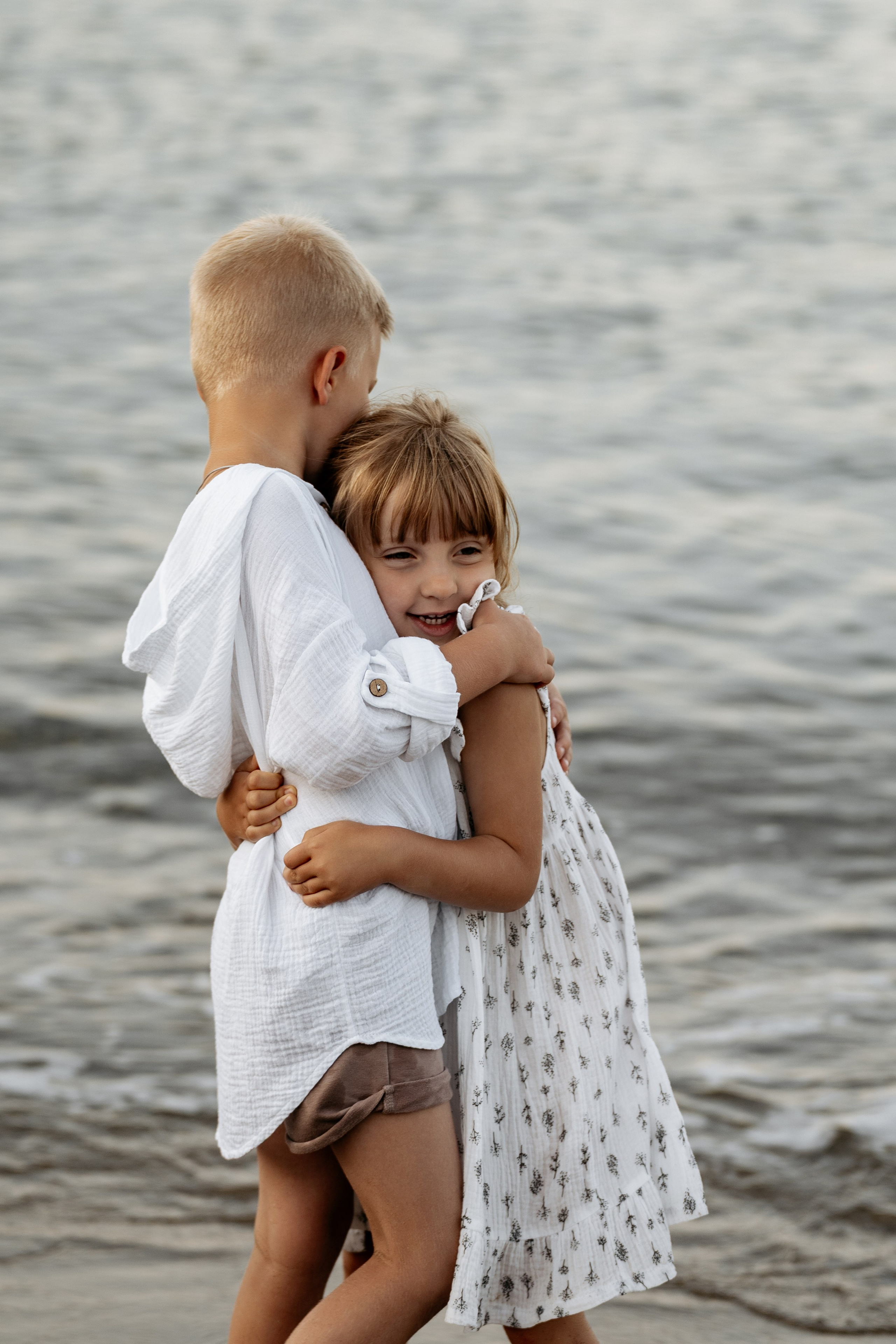 семейная фотосессия на закате Черное море Анапа