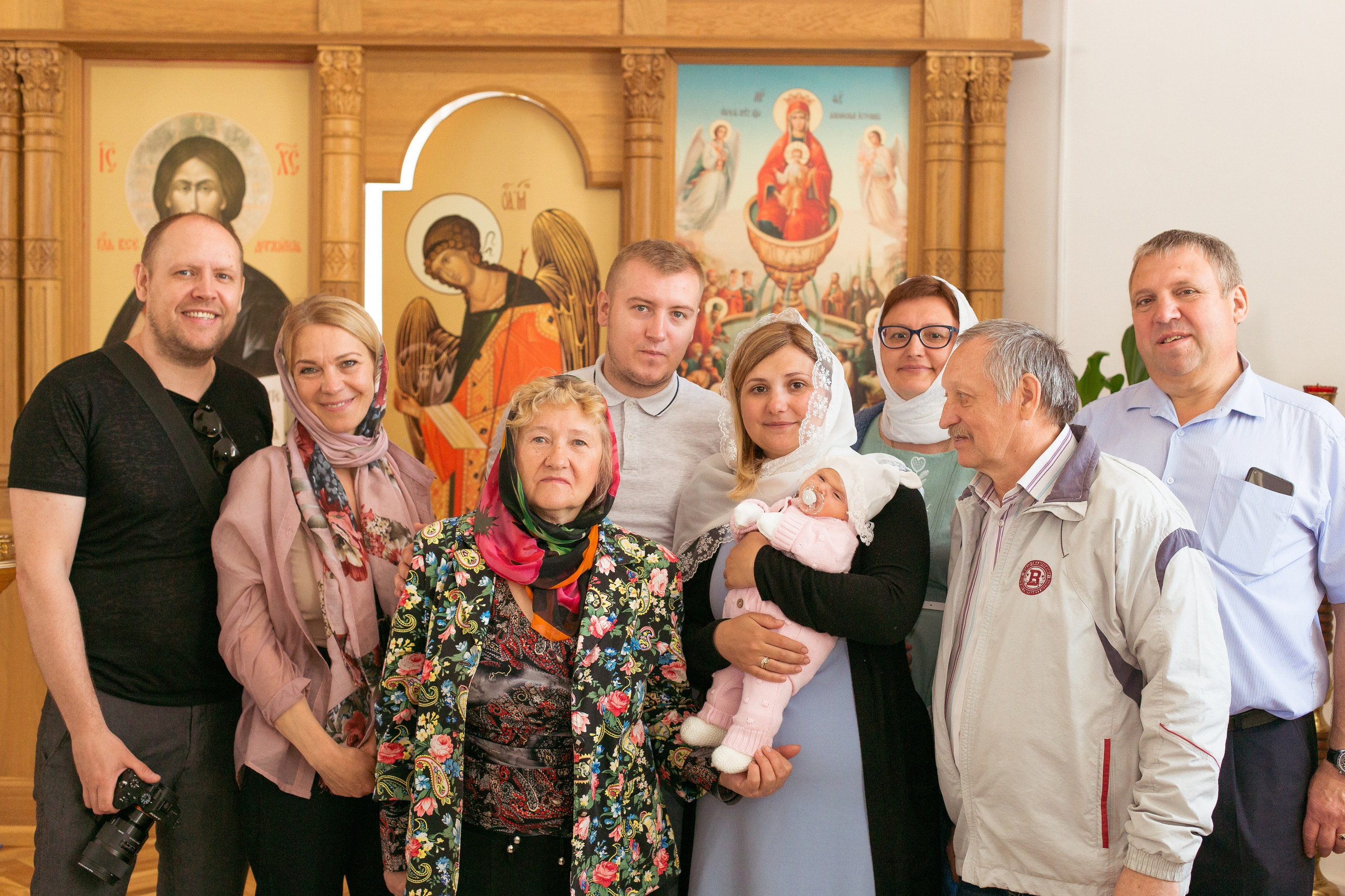 Крещение Ульяны. Успенская церковь. Фотограф новорожденных и детский в Сергиевом Посаде Кругликова Юлия