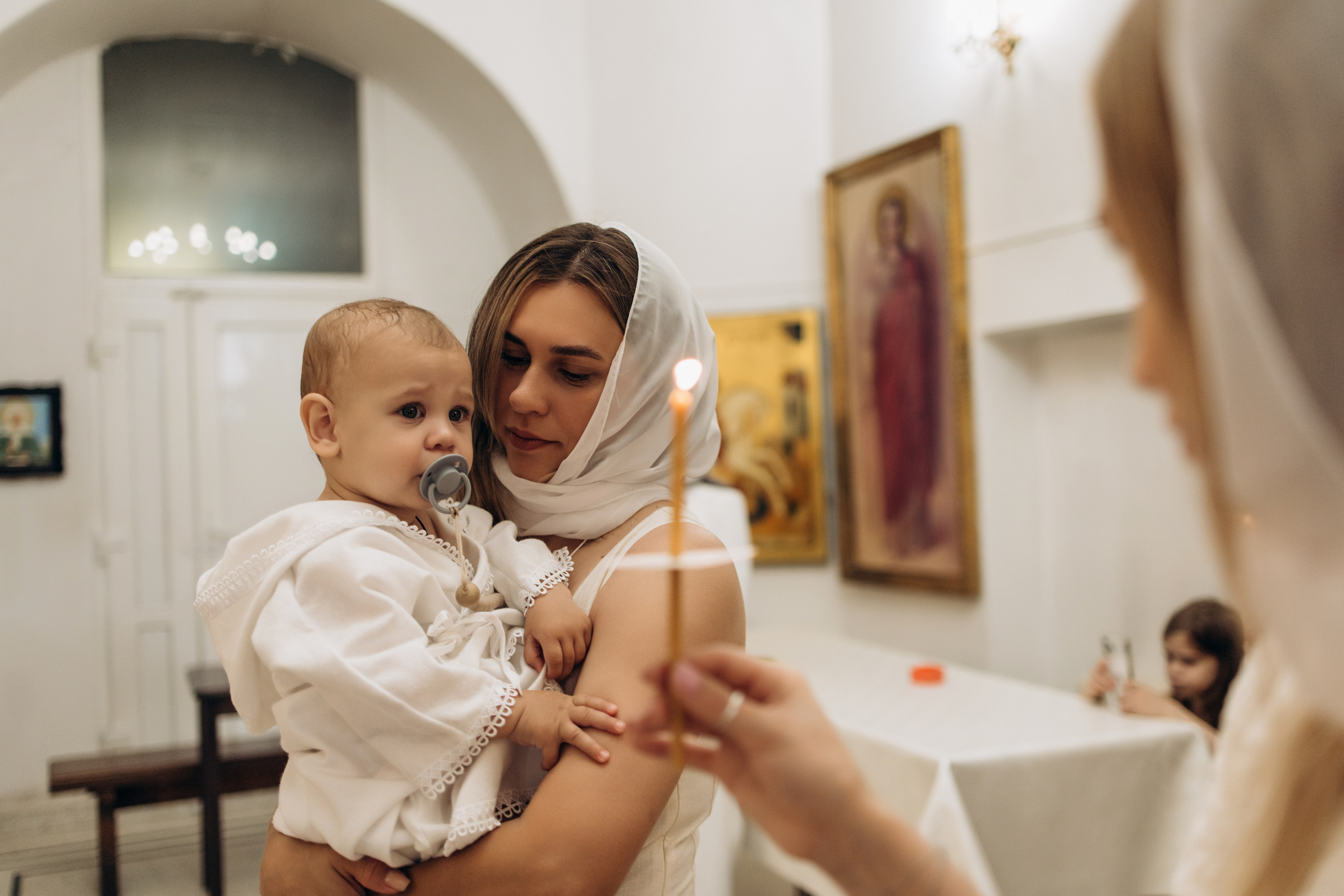 Крещение Радмира. Самый теплый фотограф в Краснодаре Рябоконь Ксения