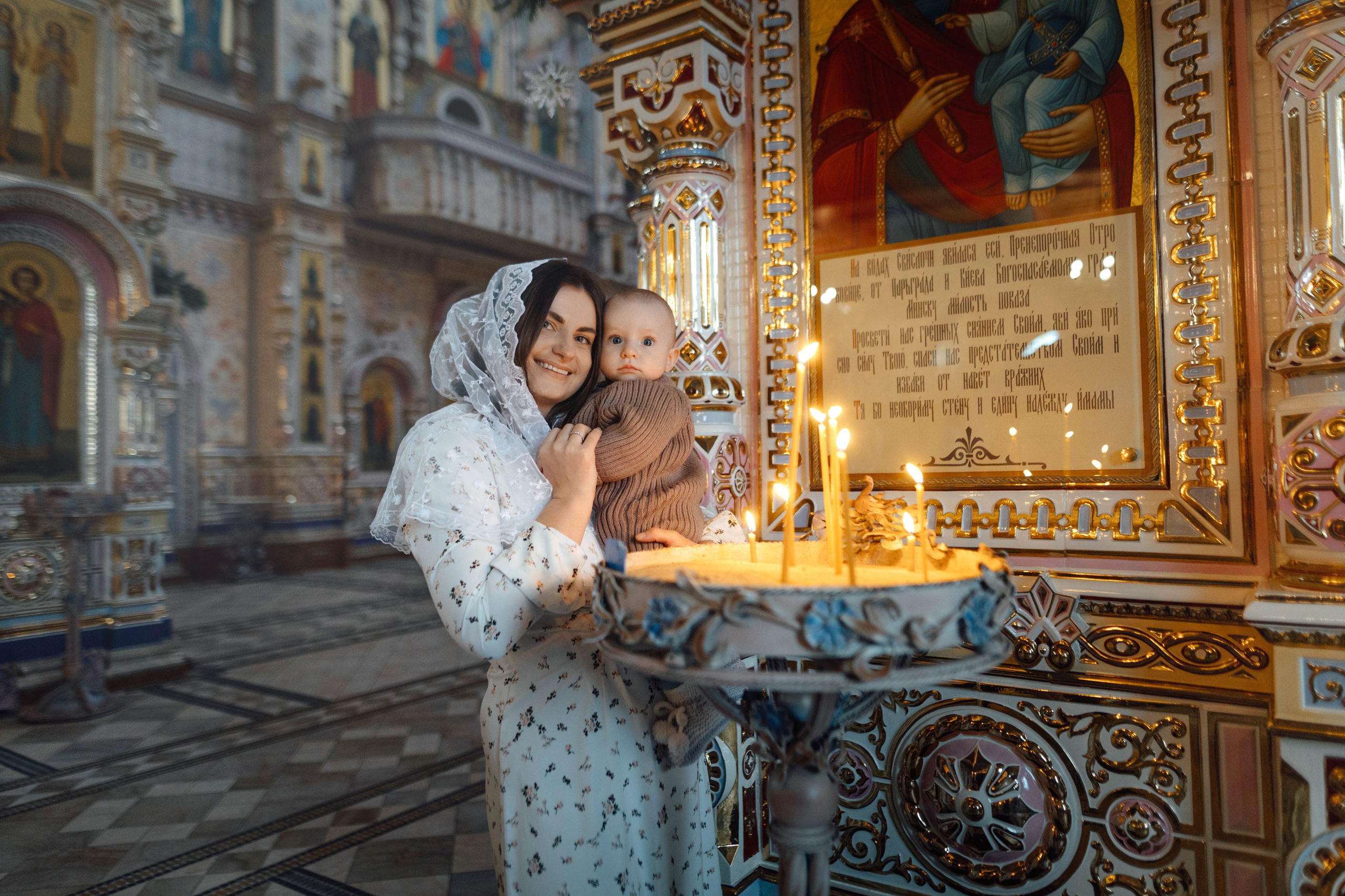 Крещение Матвея, храм Святой Троицы, декабрь 2025