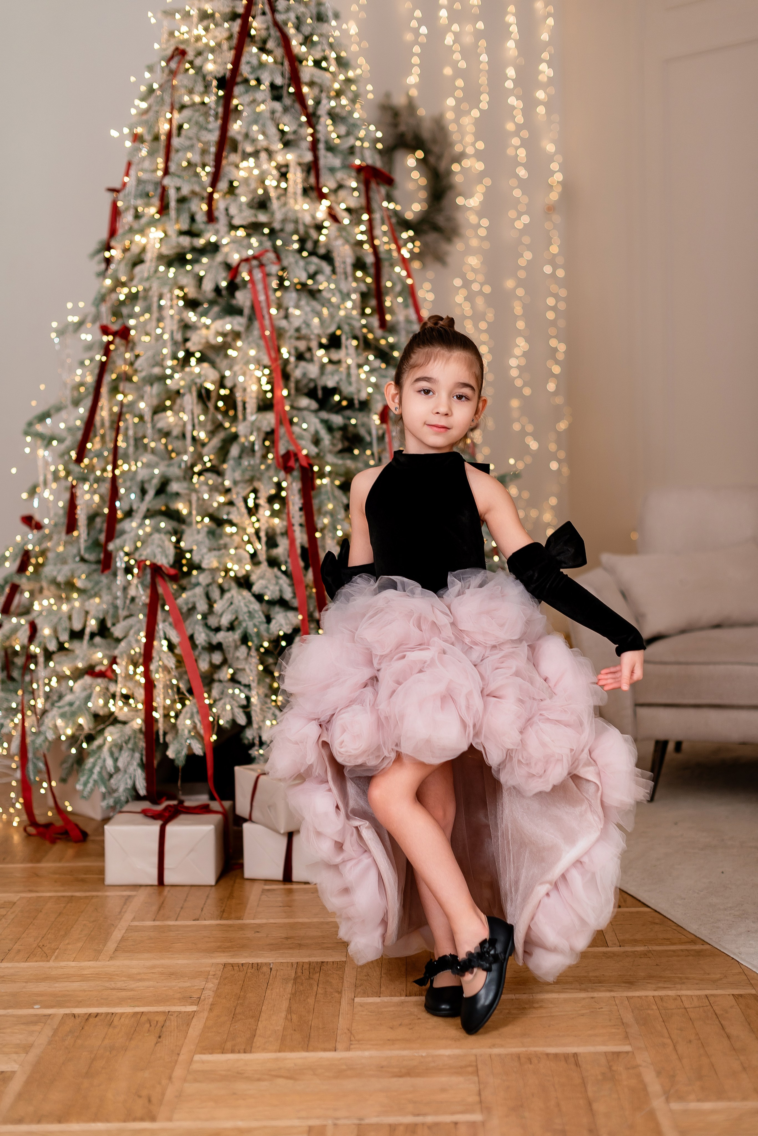 Юля и Варя Новогодняя. Фотограф Татьяна Иванчикова