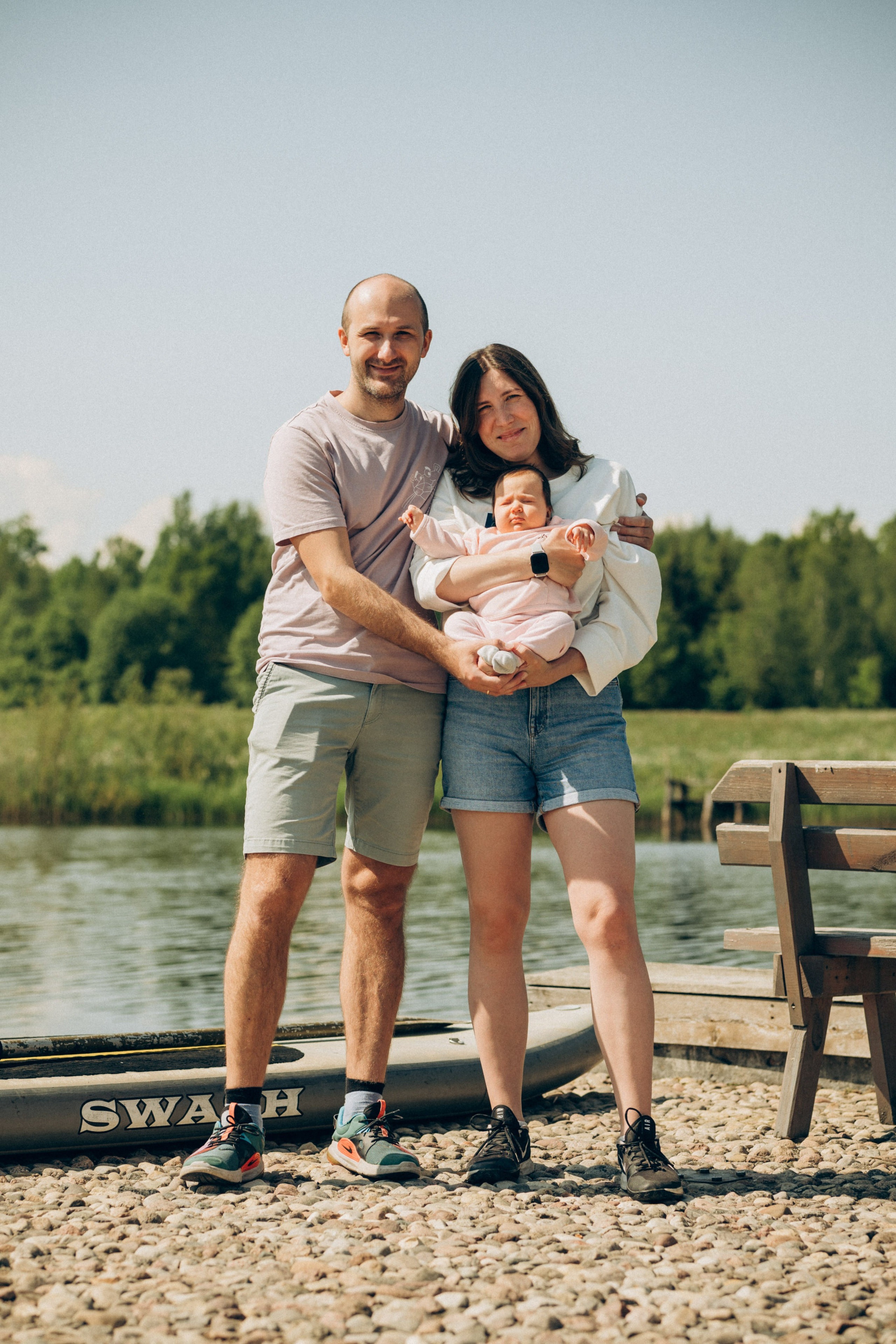 Женя, Аня и Машуня в Лугах