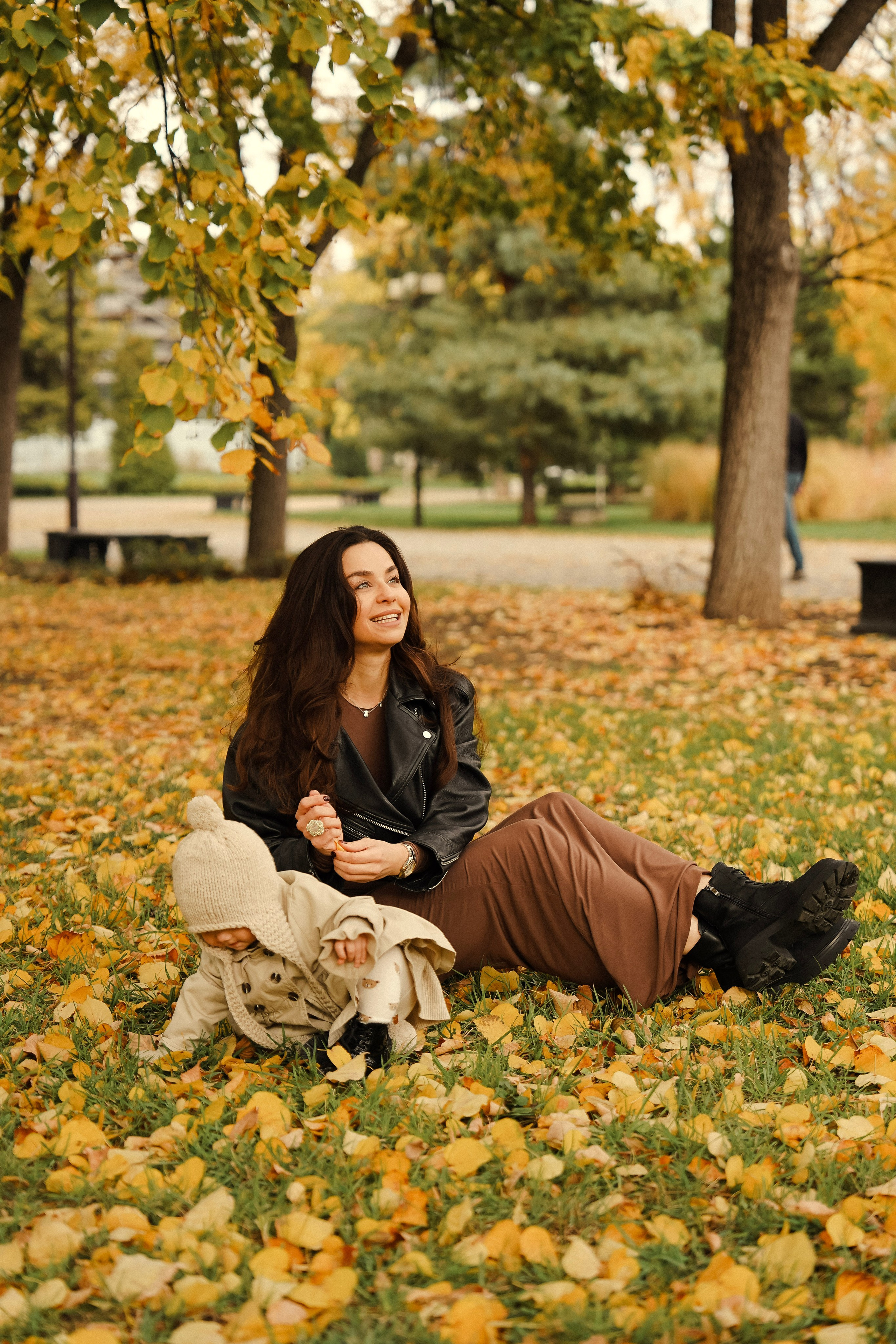 Семейная фотосессия осенью. Фотограф с психологическим образованием
