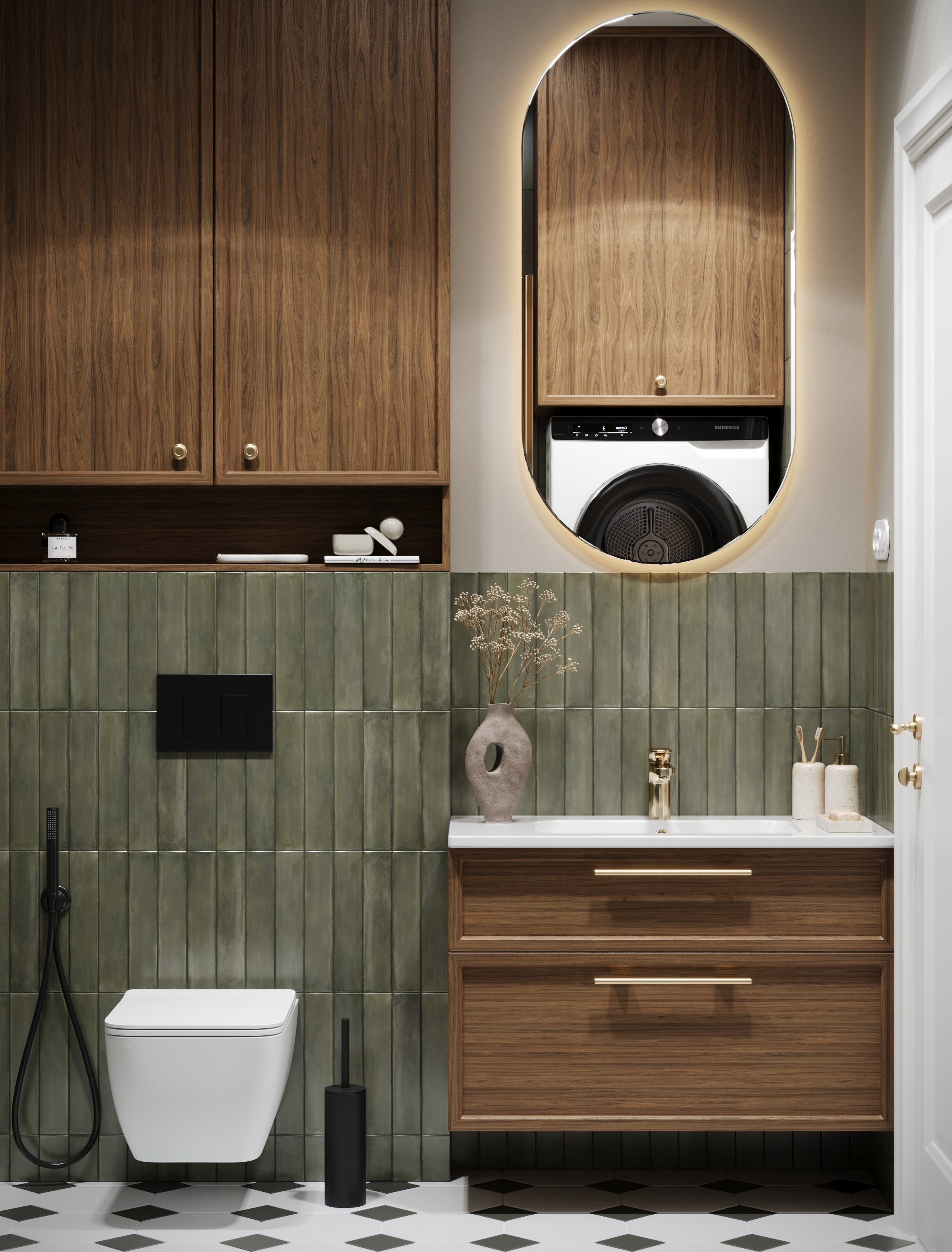 3Д визуализация квартиры ЖК Достижение 24 m². Заказать 3Д визуализацию интерьеров — Дарья Веденёва