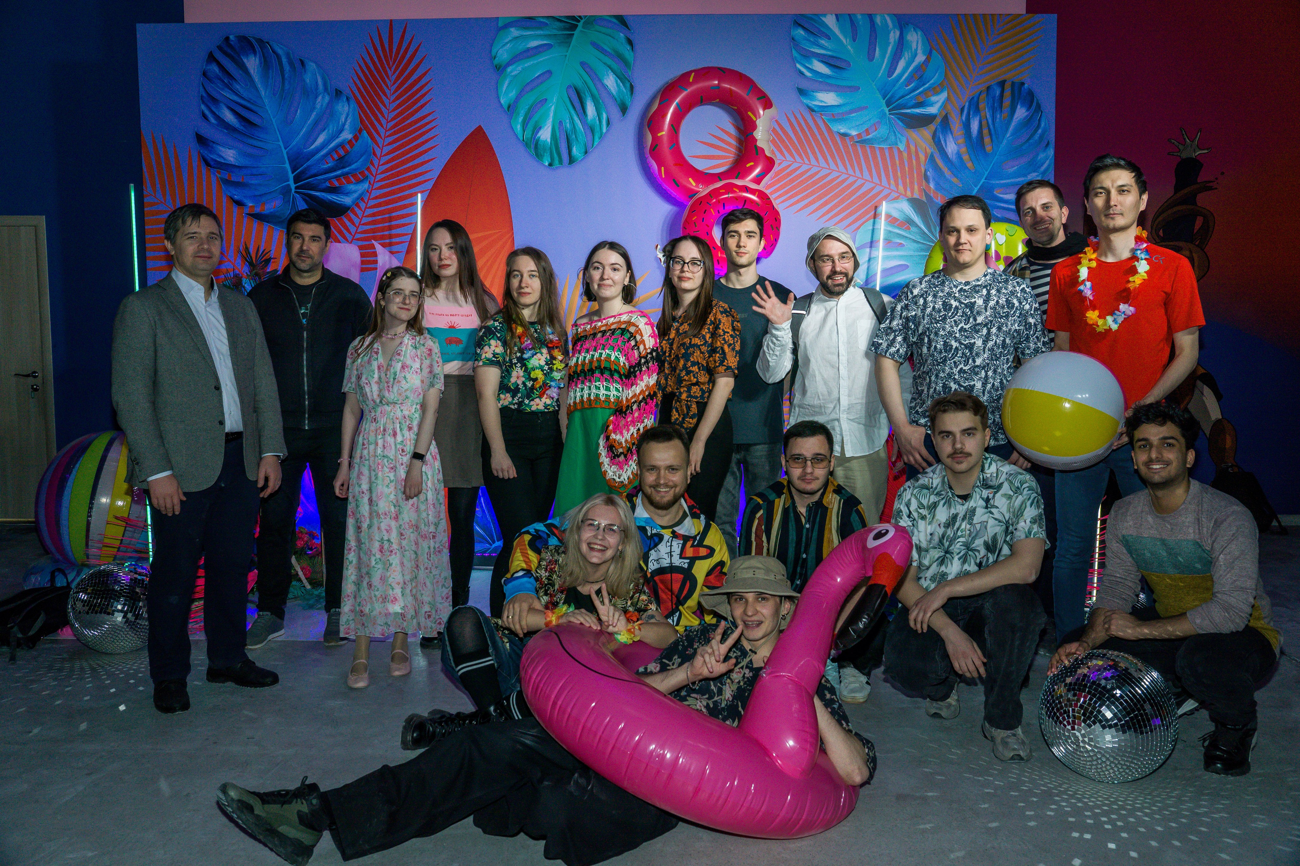 МТС корпоратив Гавайская вечеринка. Фотограф