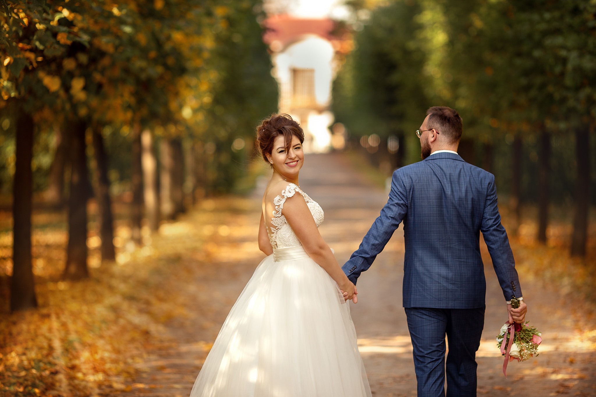 свадьба в Петергофе 