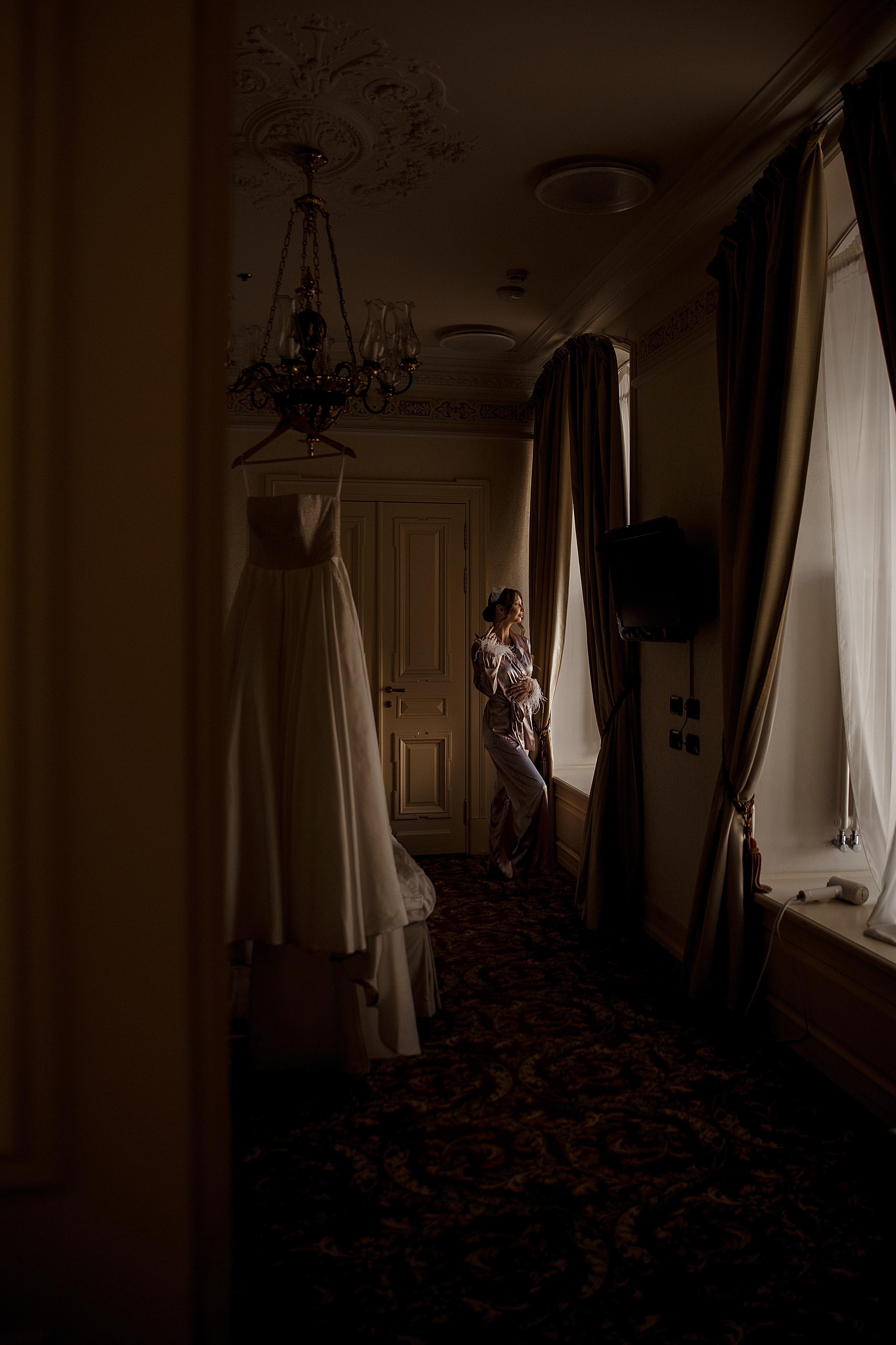 Утро в отеле Талион. Свадебный фотограф Санкт-Петербург  Москва