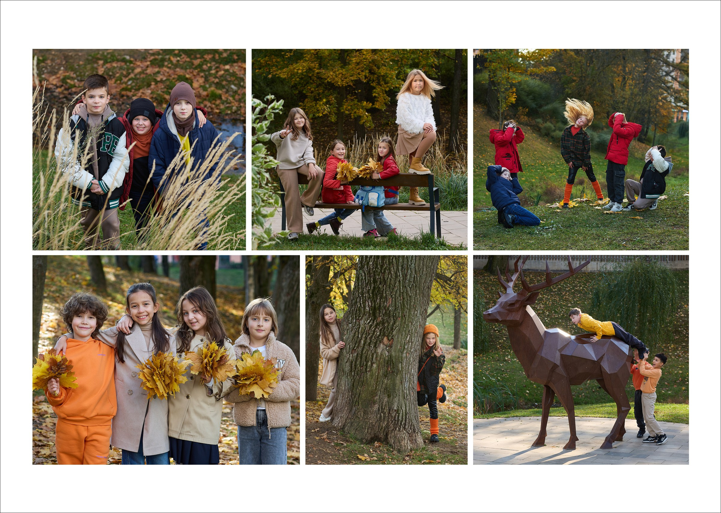 Большой выпускной альбом для дружного класса. Школьный фотограф Сергей Беликов