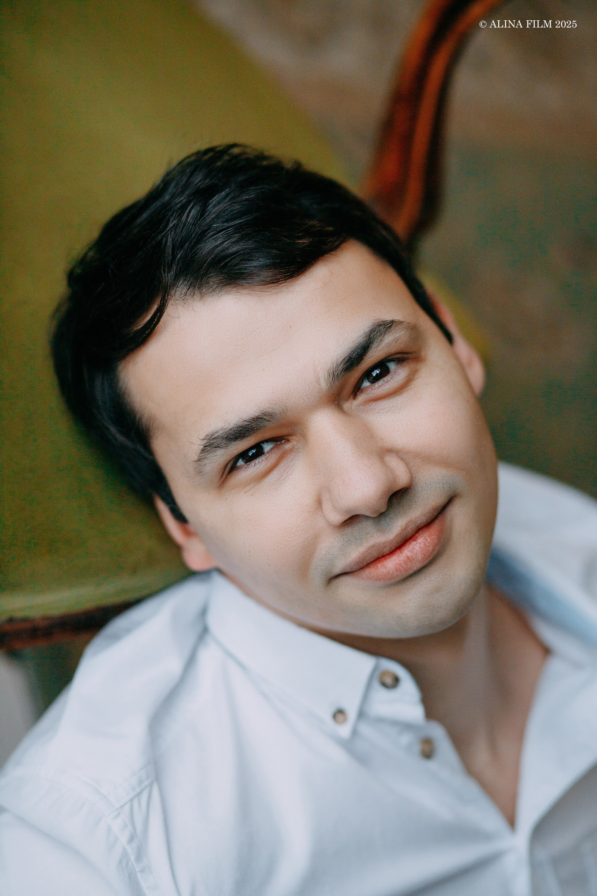 Новогодняя лавстори в винтажной фотостудии. Фотограф в Санкт-Петербурге Alina Film