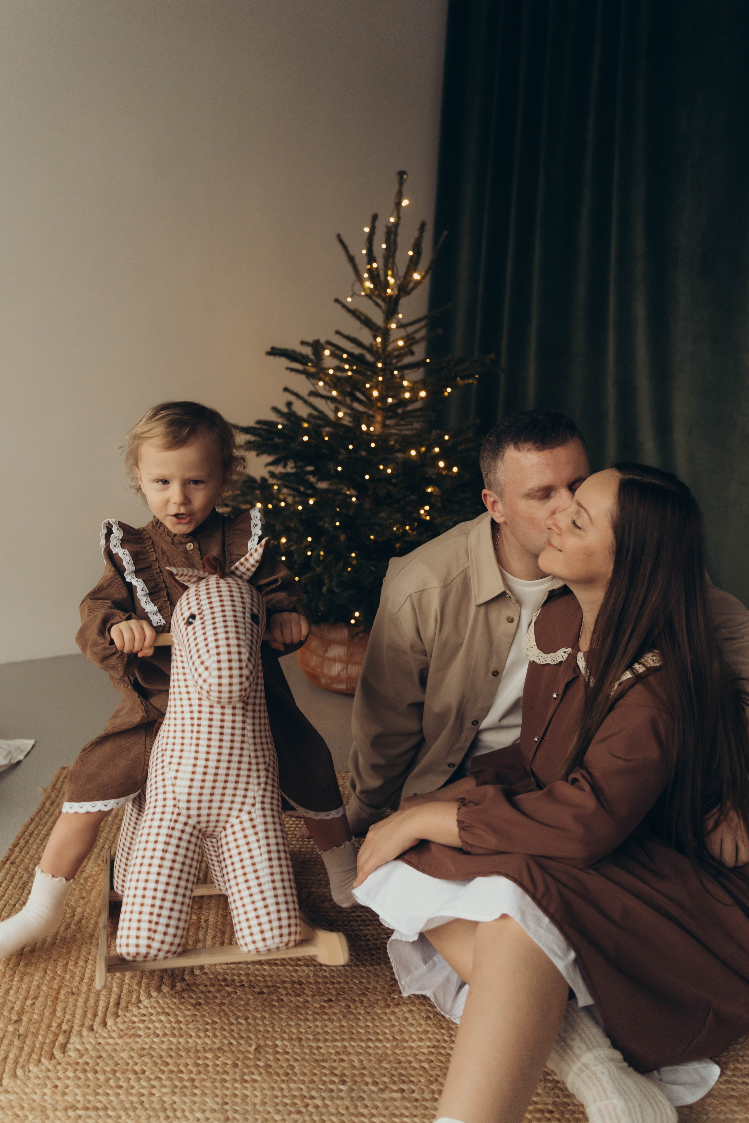 Екатерина, Николай и малышка Аня