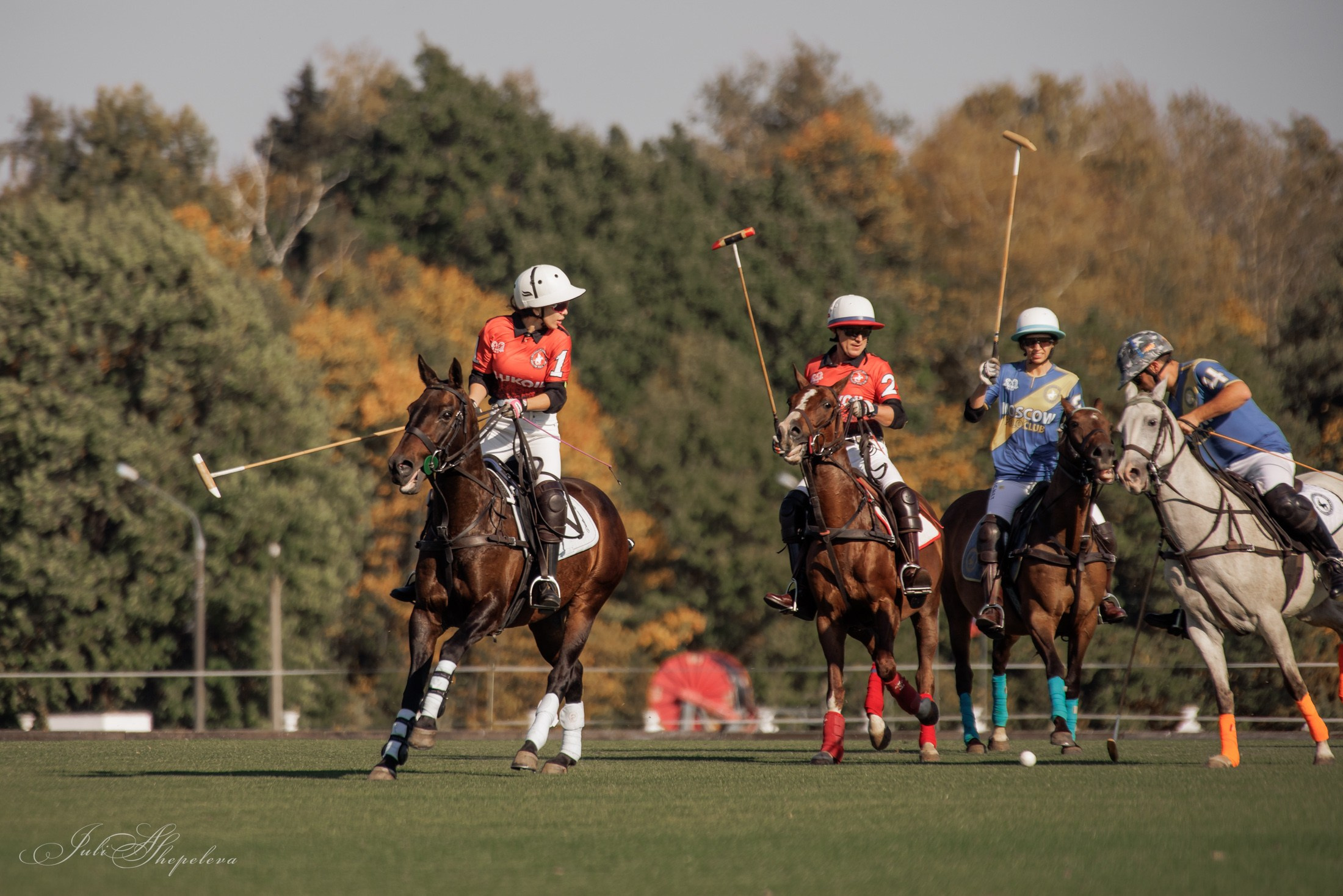 Осенний кубок по конному поло. Детская Конная фотография в Москве Юлия Шепелева