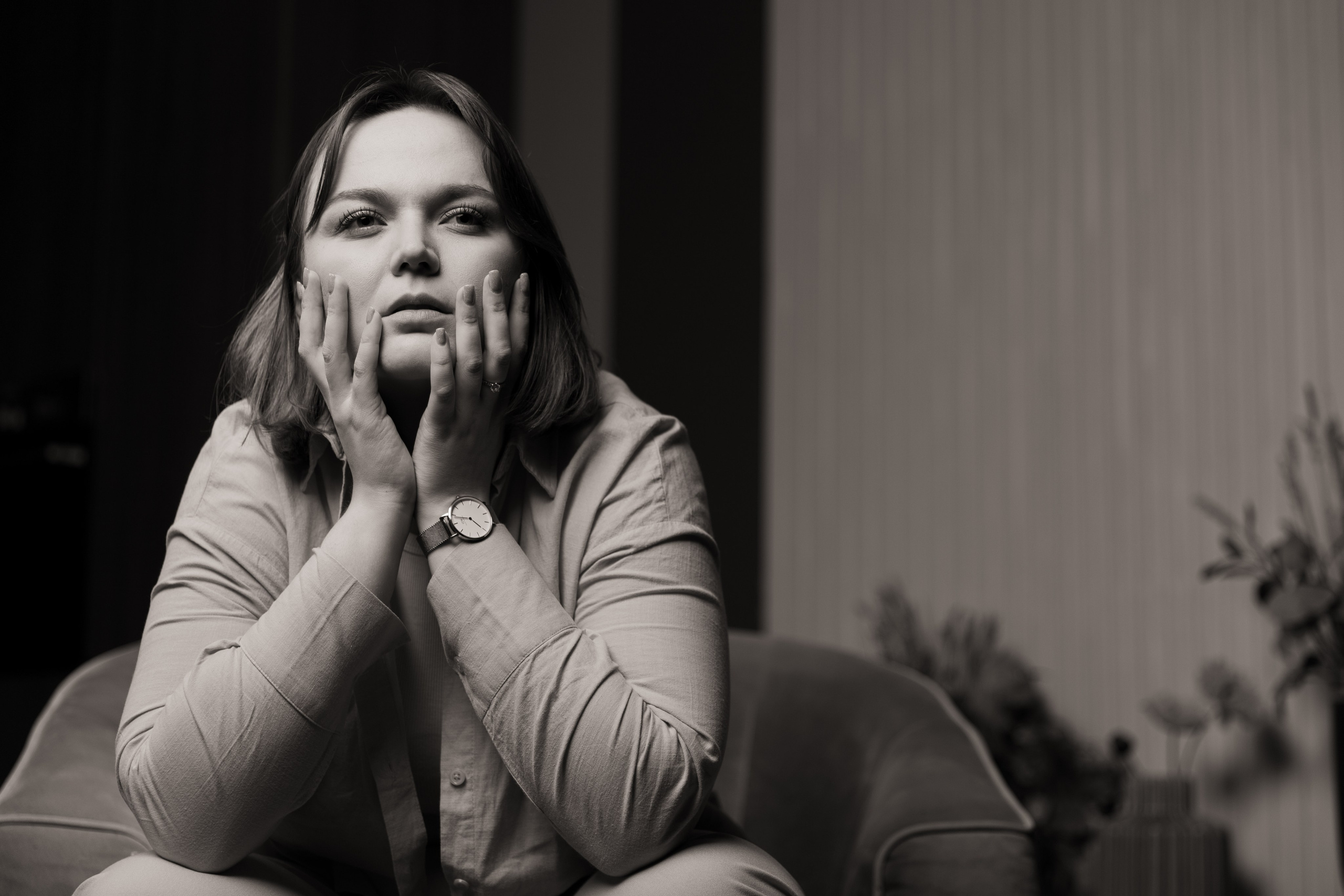 Женский портрет в студии. Портретный фотограф в Москве Анна Бобрик