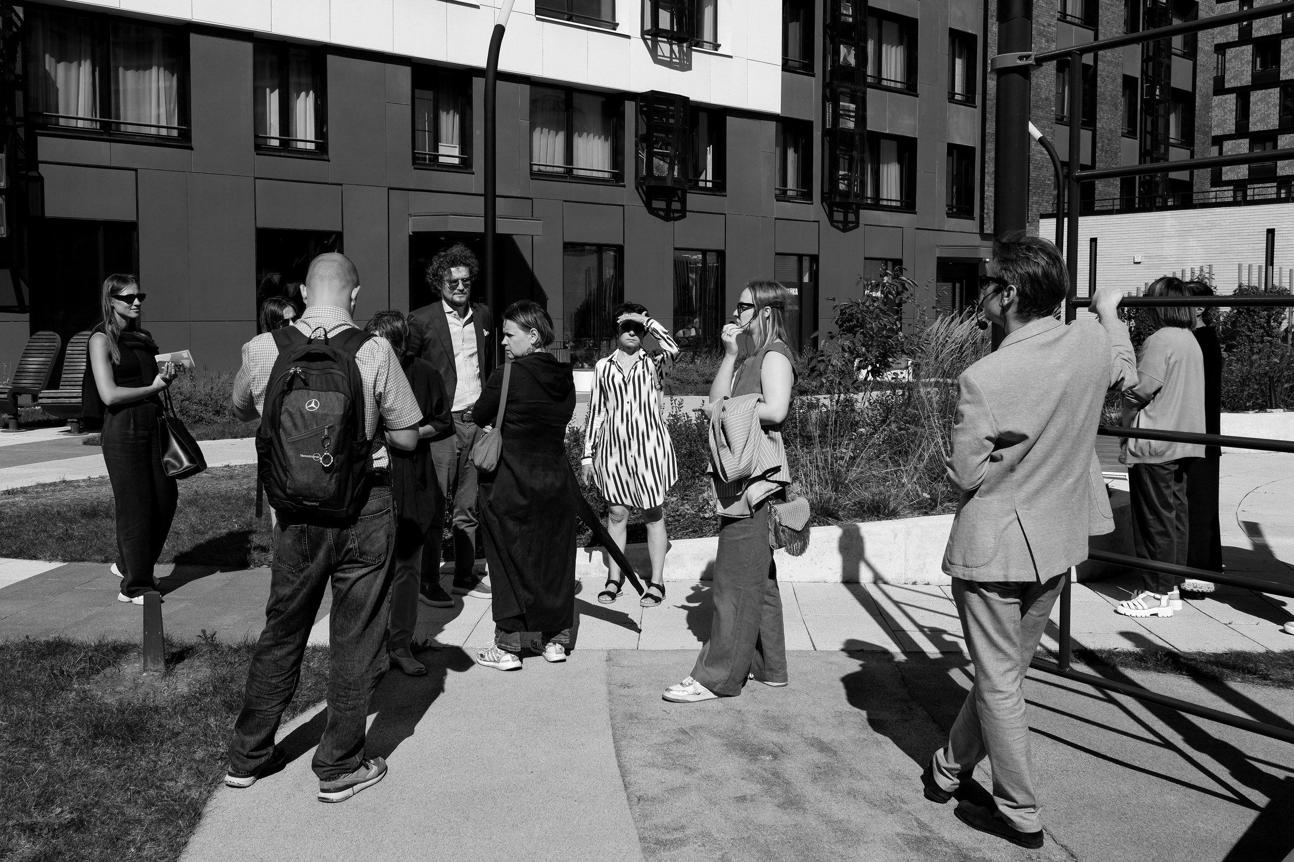 Пресс-тур благоустройства жилого комплекса Nagatino i-Land от Бюро А4. Михаил Мулач | Архитектурный фотограф