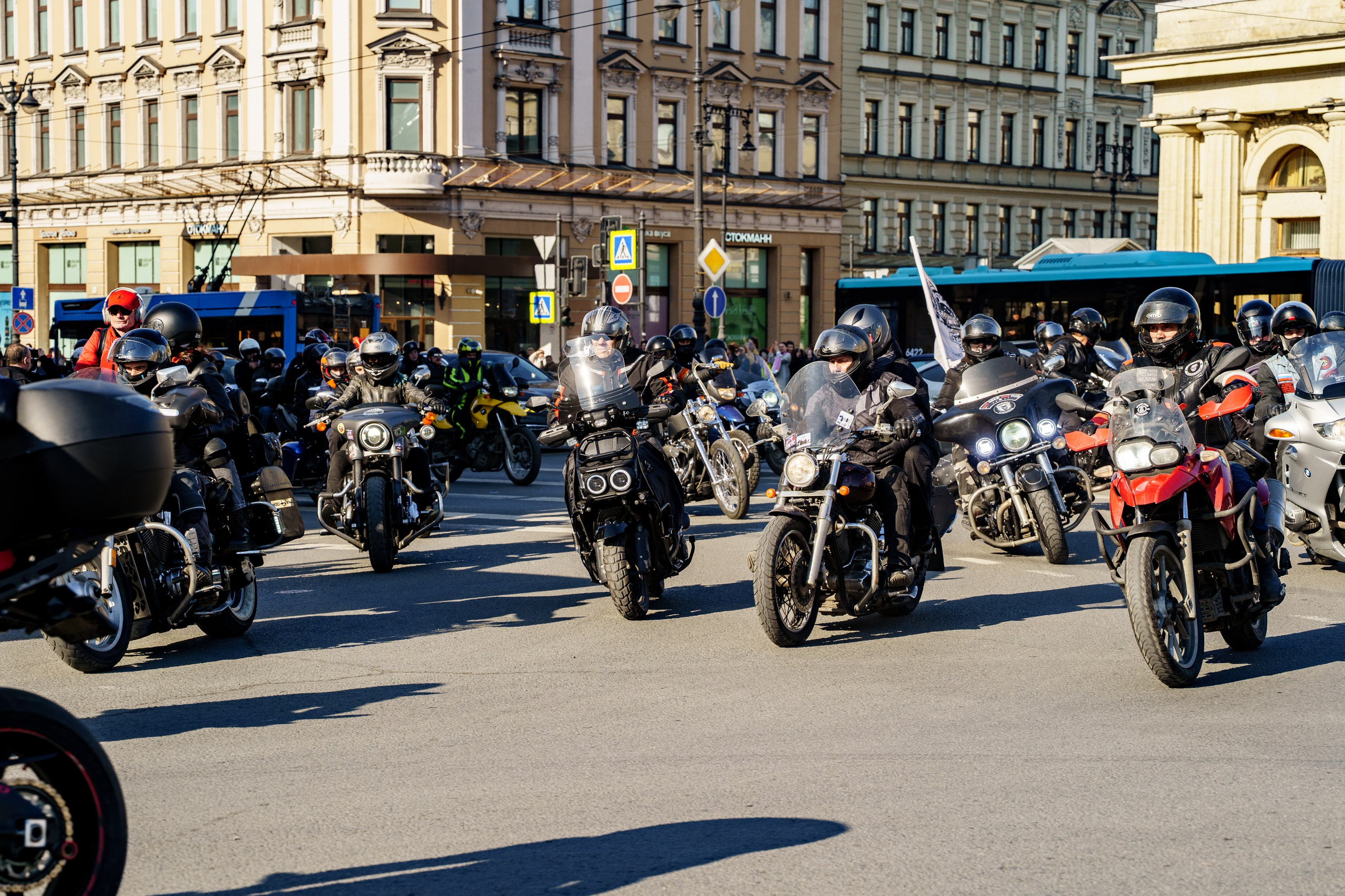 Прохват мотоклуба Norman Riders ч.1. Концертный и репортажный фотограф в Санкт-Петербурге Слава Пахомов