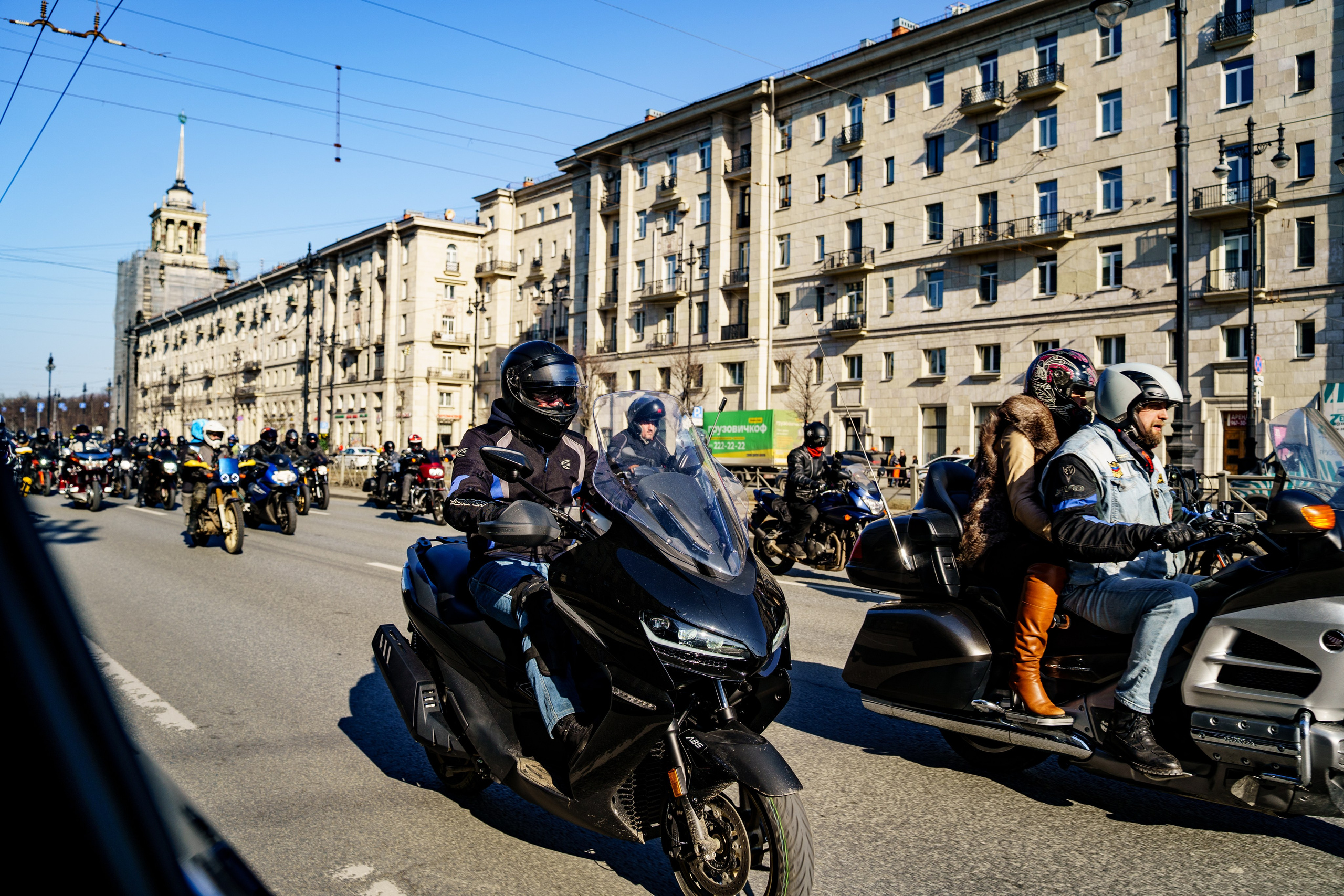 Прохват мотоклуба Norman Riders ч.1. Концертный и репортажный фотограф в Санкт-Петербурге Слава Пахомов