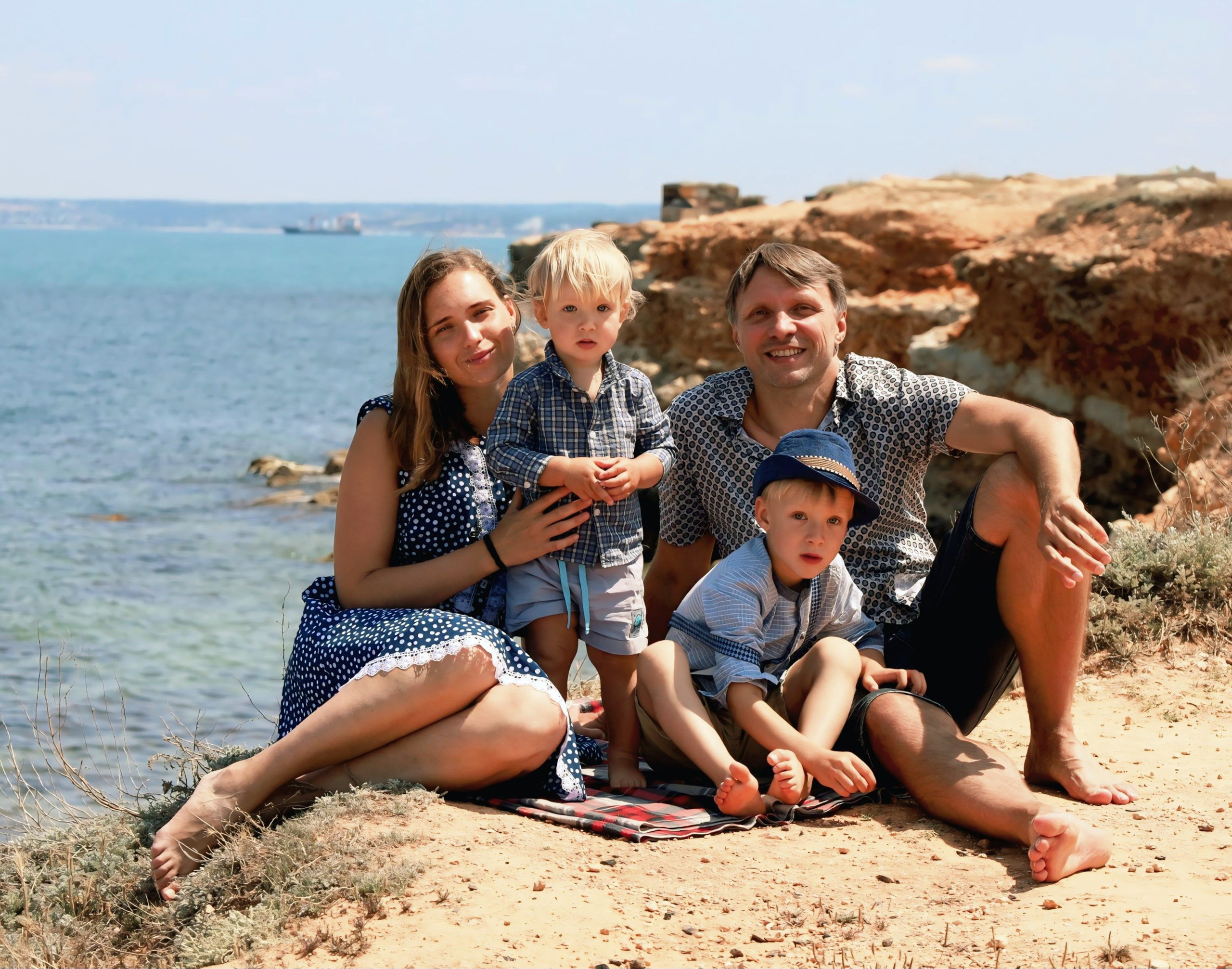 Семья и море. Фотограф Севастополь Светлана Шатилова