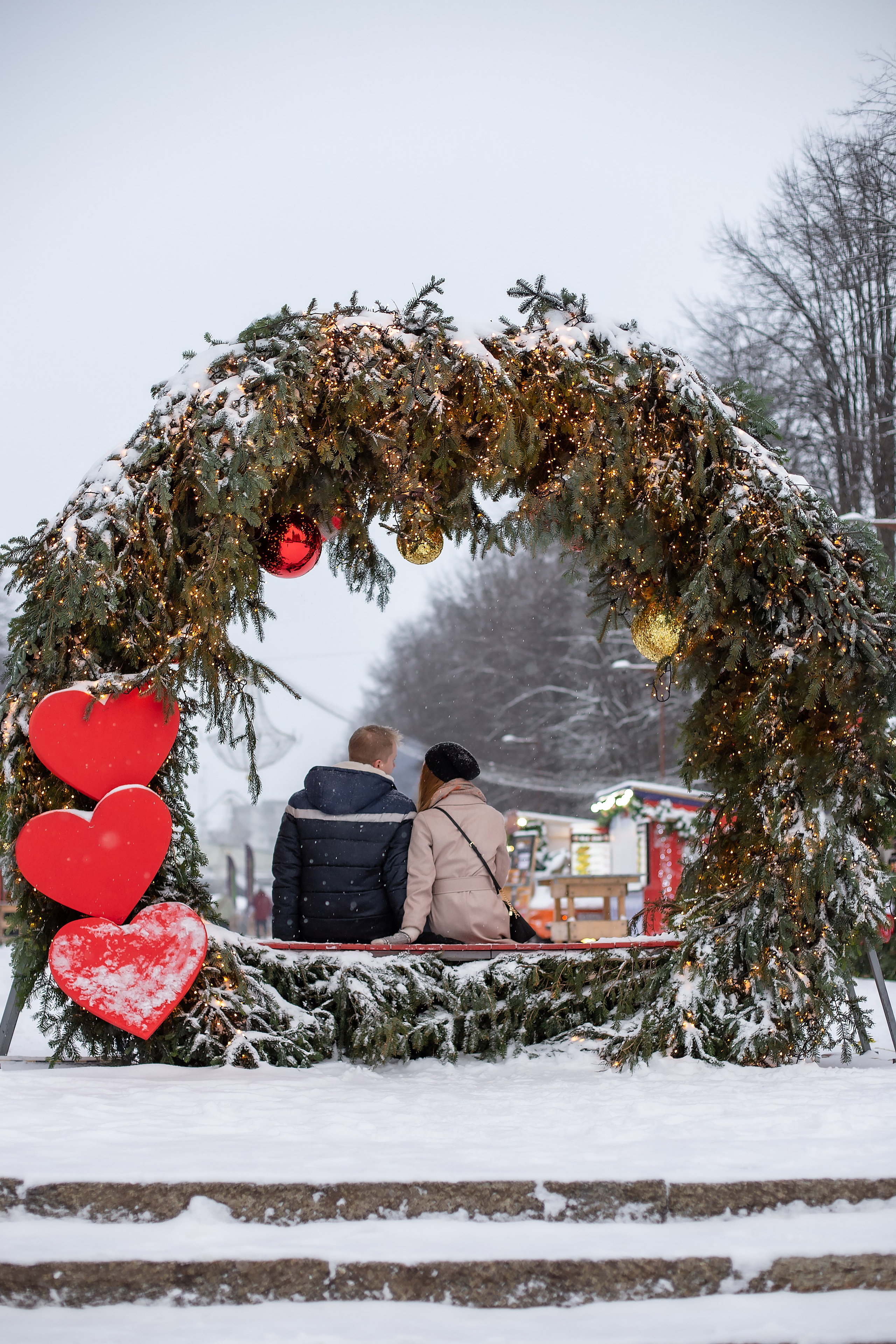 Влад и Саша. Зима. Фотограф в Калининграде Решетникова Алина