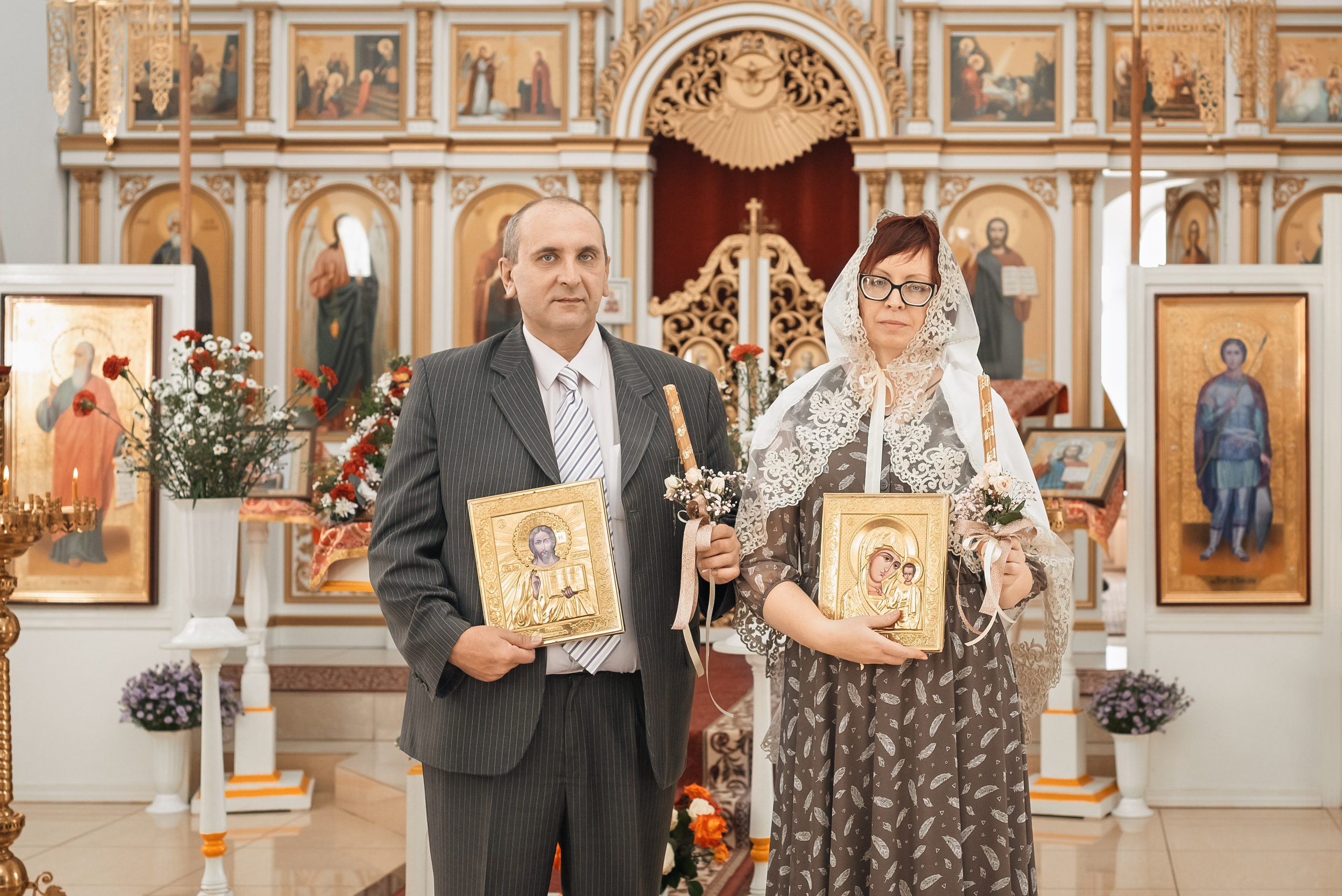 Венчание. С. Нежинка. Церковный фотограф на Таинство Крещения и Венчания в Оренбурге и Оренбургской области Екатерина Белкина